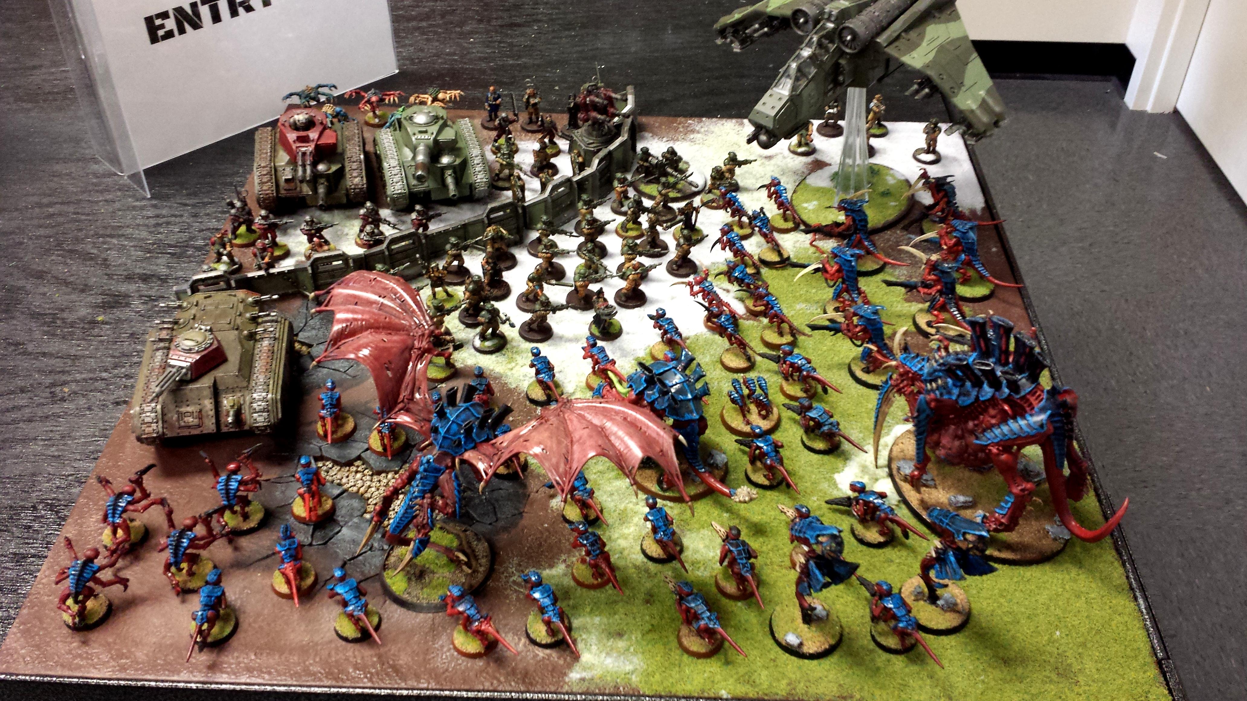 Armies On Parade, Imperial Guard, Tyranids, Warhammer 40,000