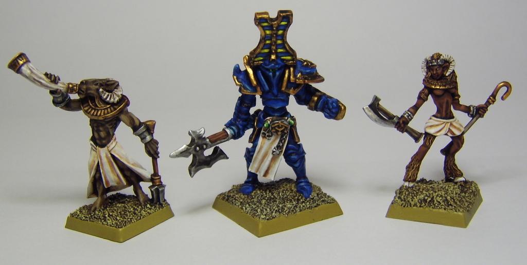 Mordheim Champion and Beastmen Gors