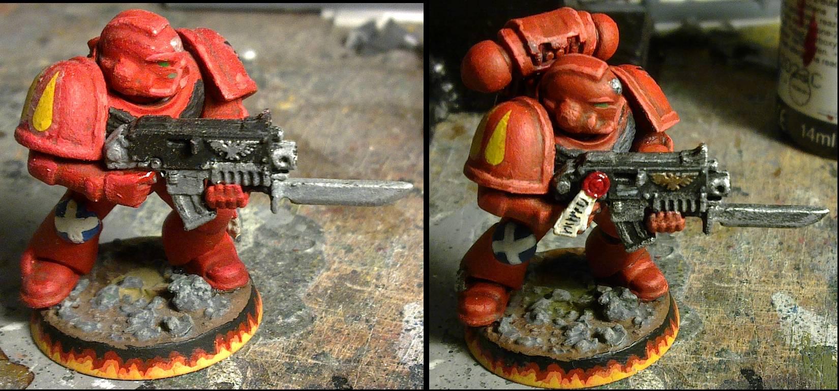 Tactical Marine Number 2 before and after