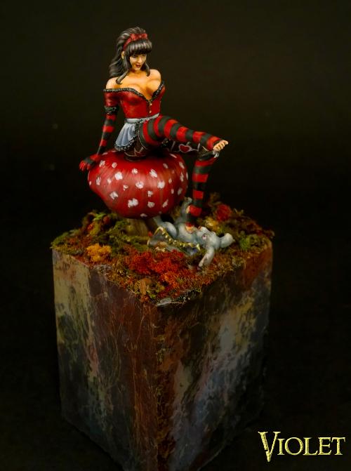 54mm, Alice, Cristina Piras, Kabuki Models, Violet