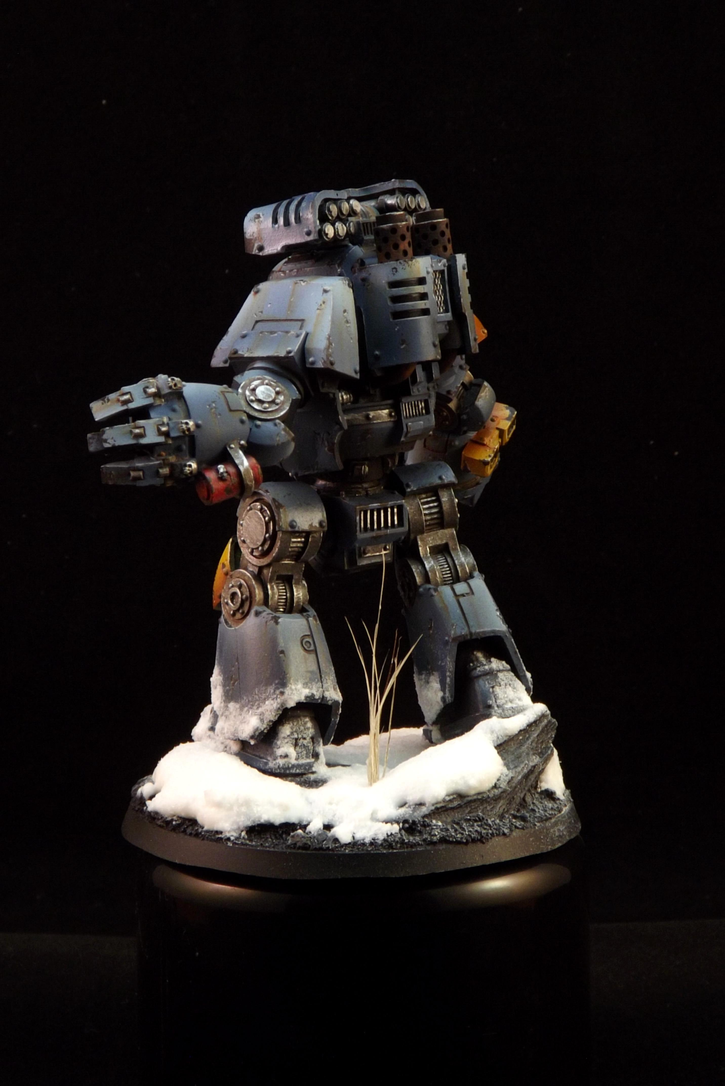 Contemptor, Grey, Snow, Space, Warhammer 40,000, Warhammer Fantasy, Wolves, Yellow
