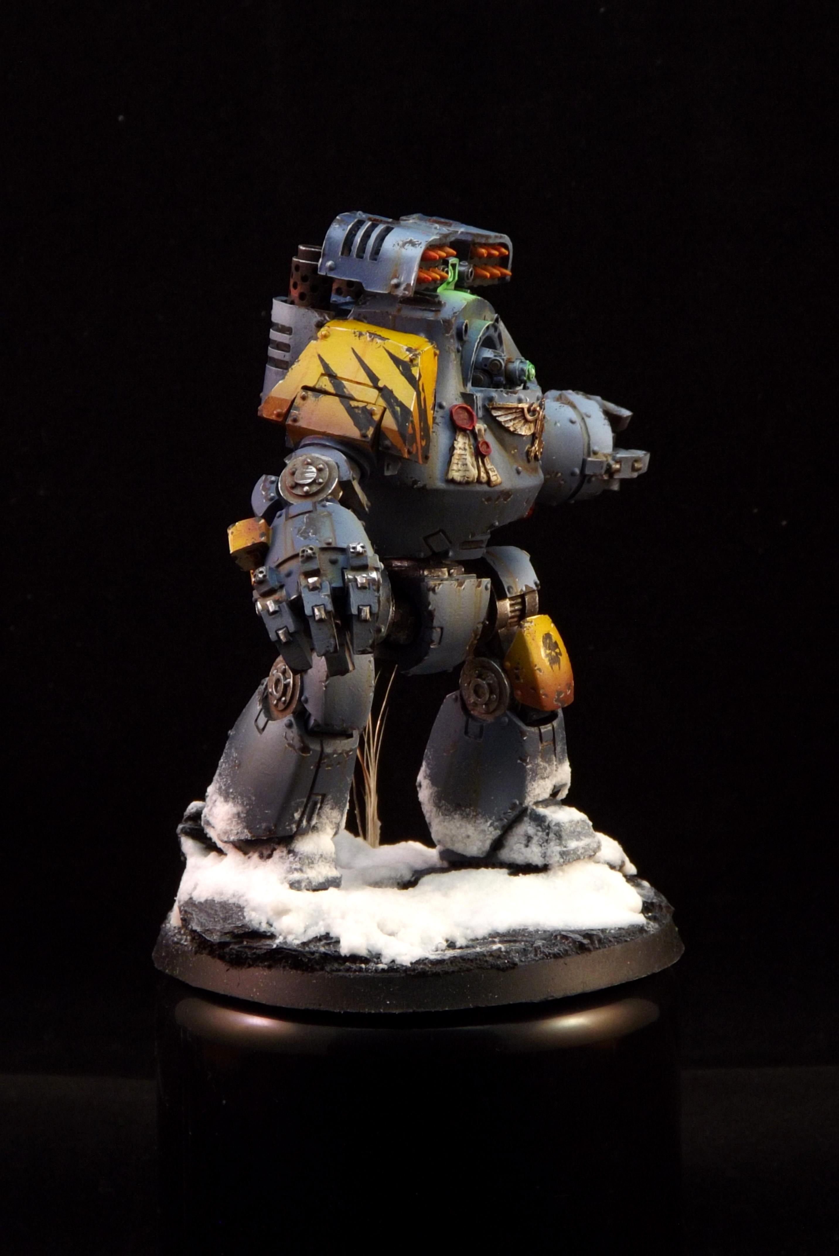 Contemptor, Grey, Snow, Space, Warhammer 40,000, Warhammer Fantasy, Wolves, Yellow
