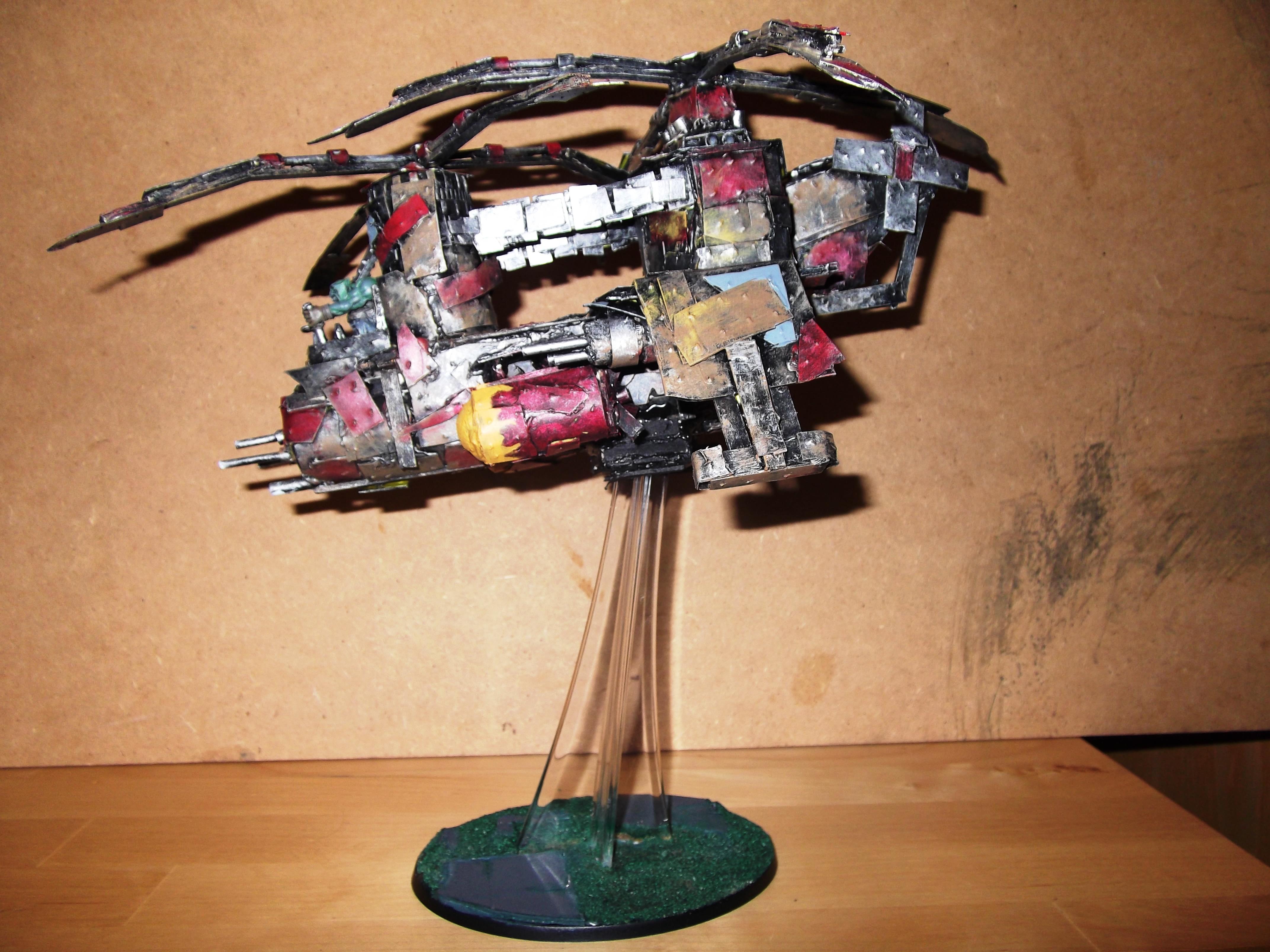 Comission, Conversion, Flyer, Looted, Orks, Scratch Build, Skimmer, Warhammer 40,000, Warhammer Fantasy, Warkopta
