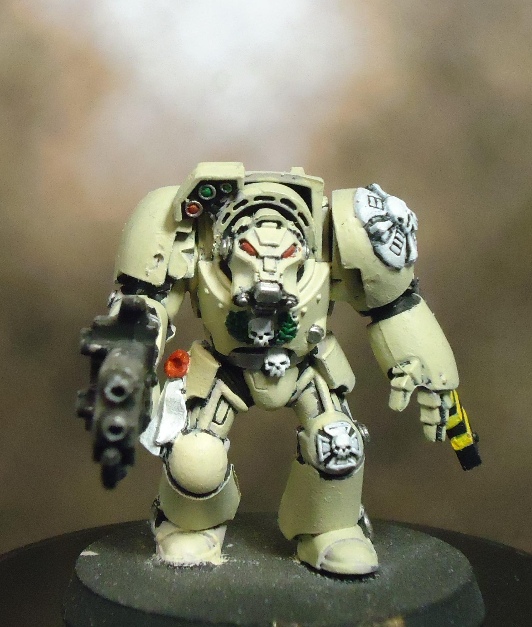 Chain Fist, Dark Angels, Deathwing, Heavy Flamer, Space Marines, Terminator Armor