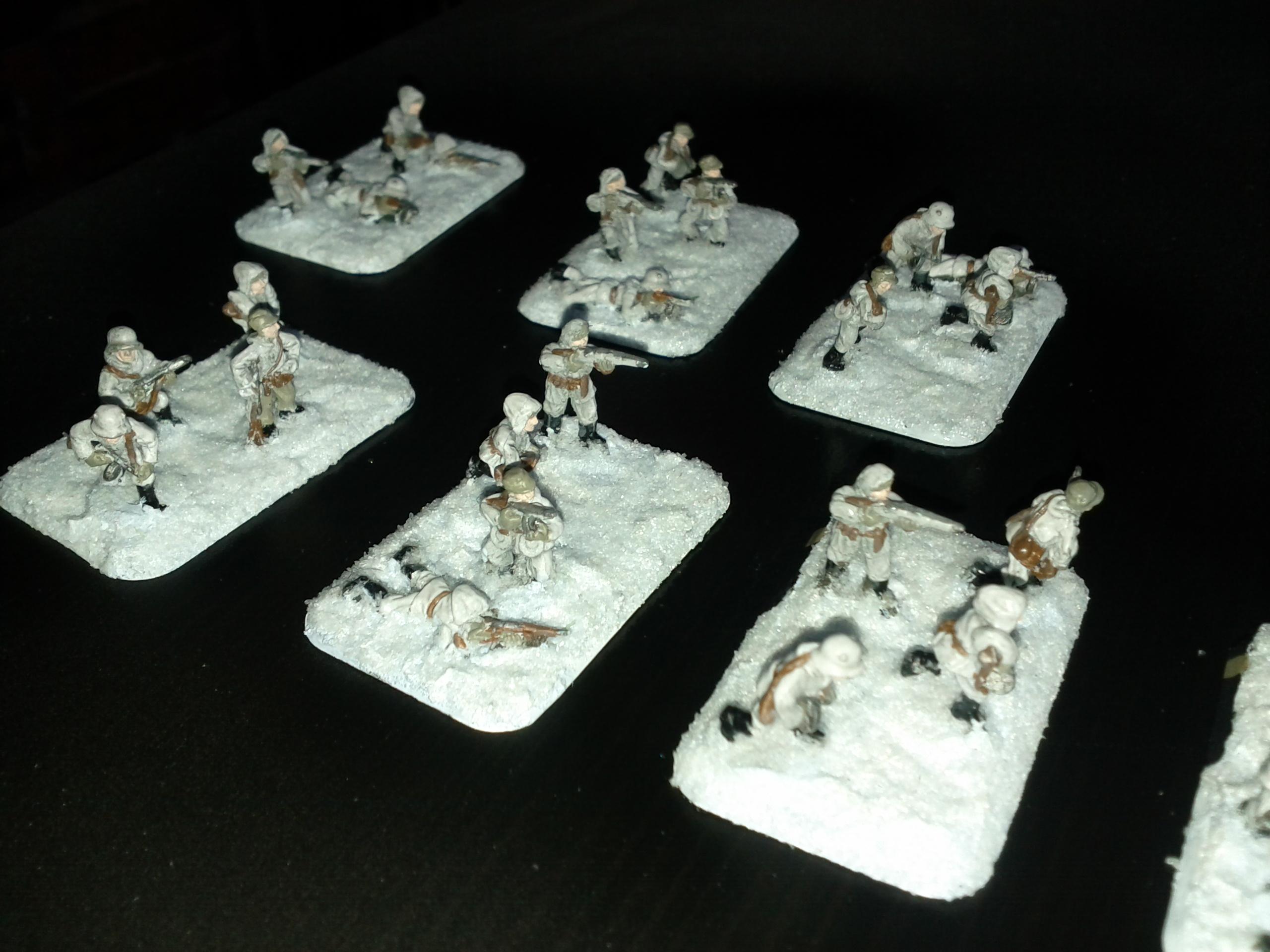 Finland, Finns, Flames, Flames Of War, Infantry, Winter