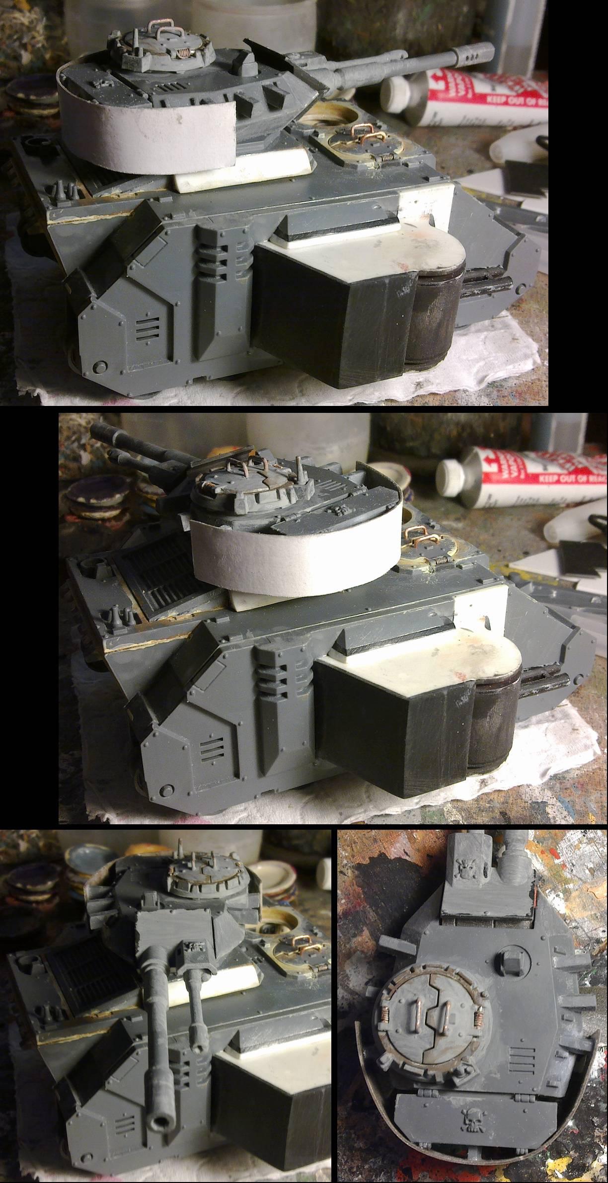 Predator turret spaced armour wip 2
