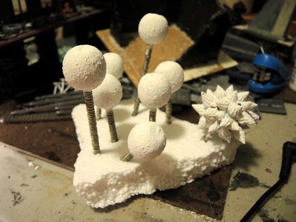 Alien, Jungle, Jungles, Terrain, Trees, Tutorial, Waaazag, Wire Wrapping, Work In Progress