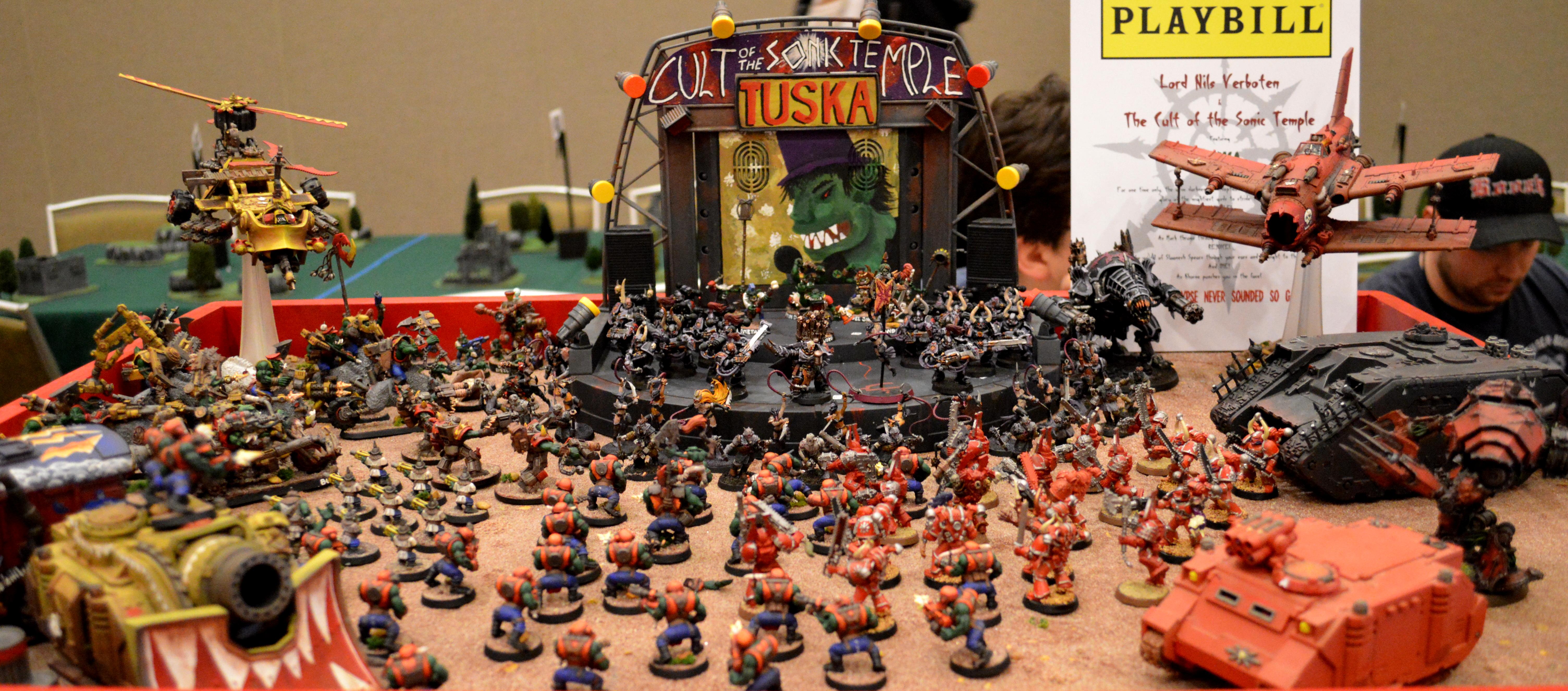 Adepticon 2014, Chaos, Display, Ork Concert, Orks, Rhino, Stage, Warhammer 40,000