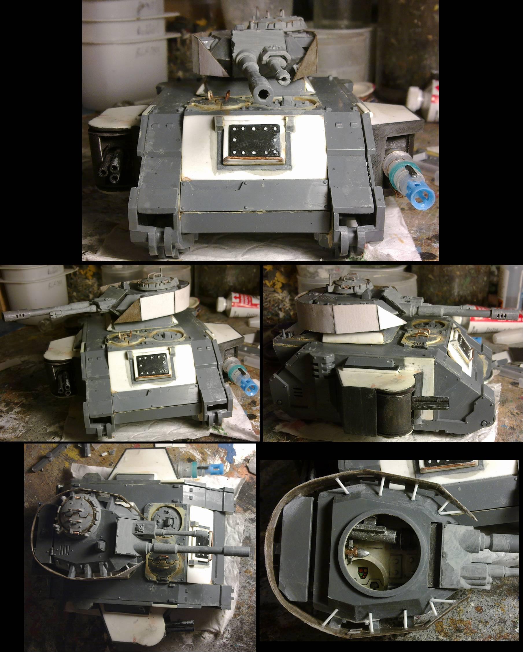 Predator turret spaced armour build complete