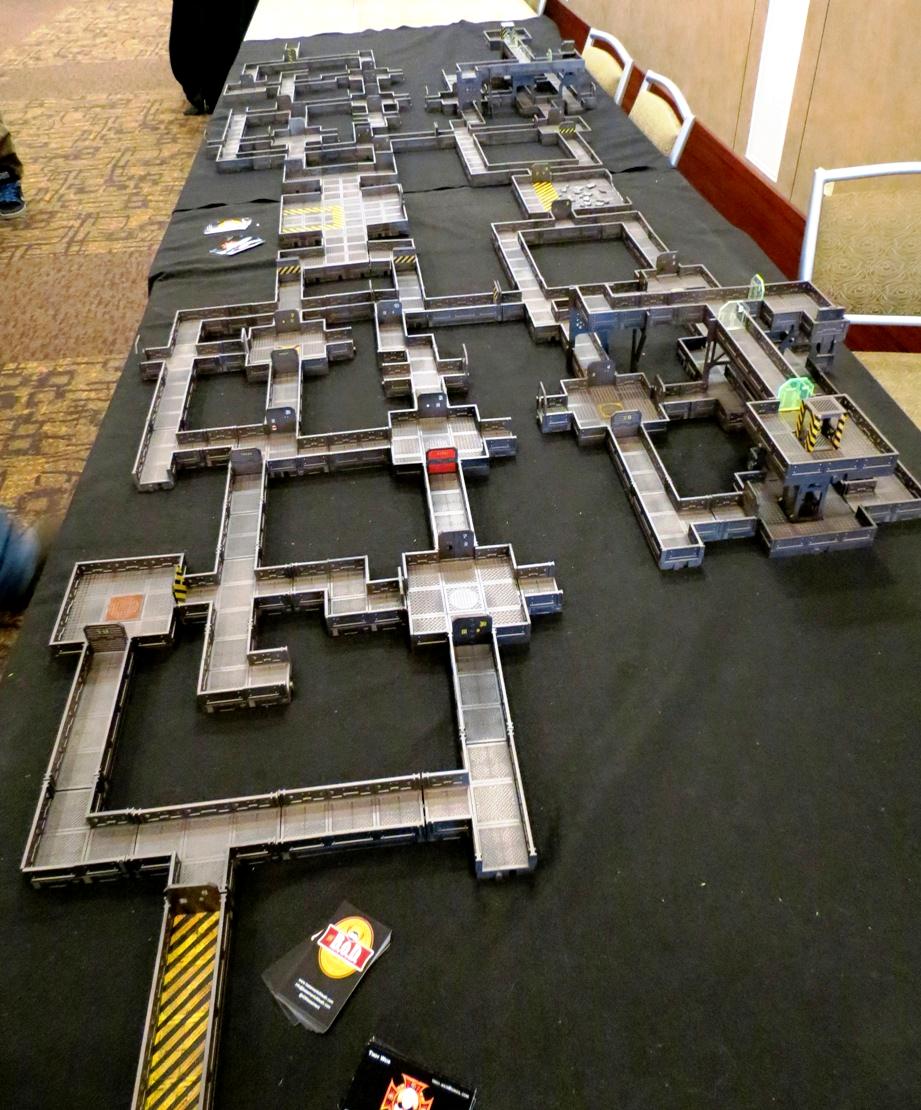 3d, Adepticon 2014, Corridors, Creative Gamescapes, Space Hulk, Spaceship