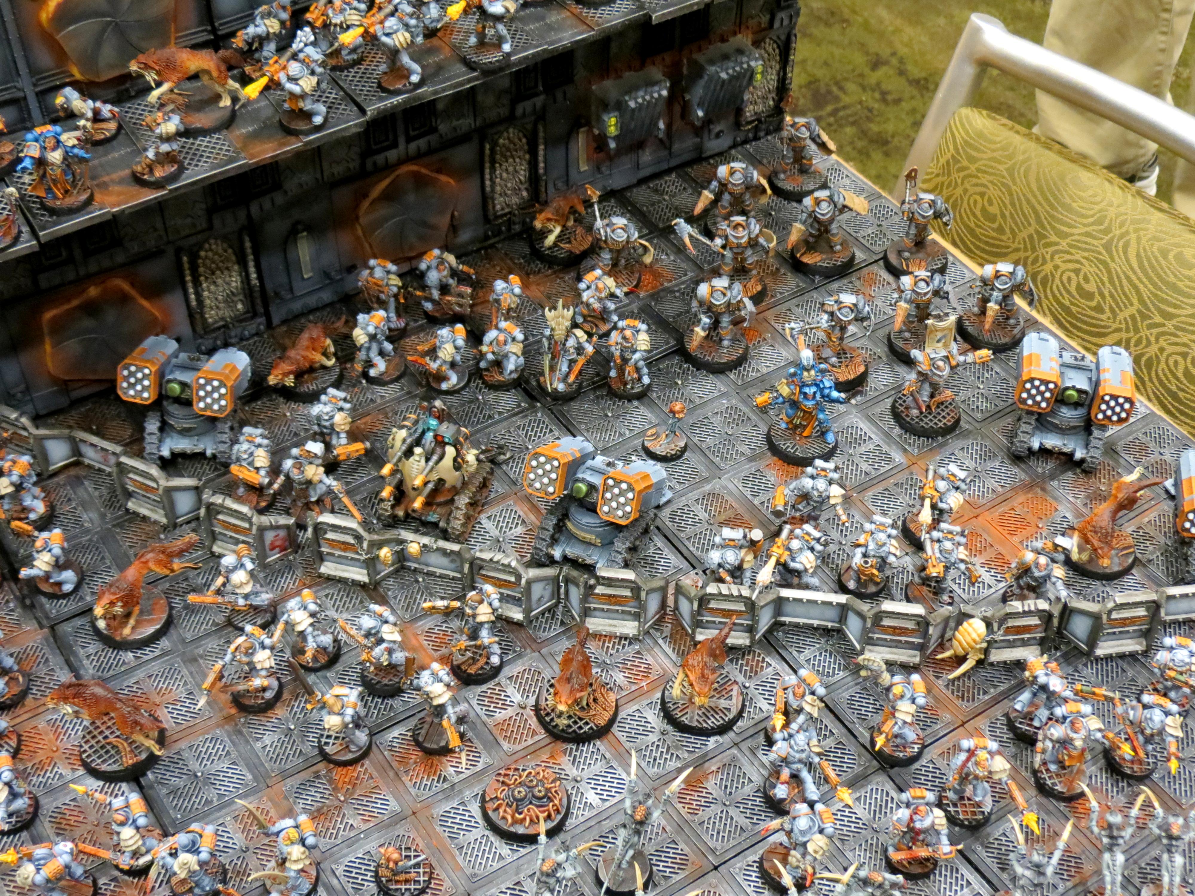 Adepticon 2014, Display, Grey Knights, Space Wolves