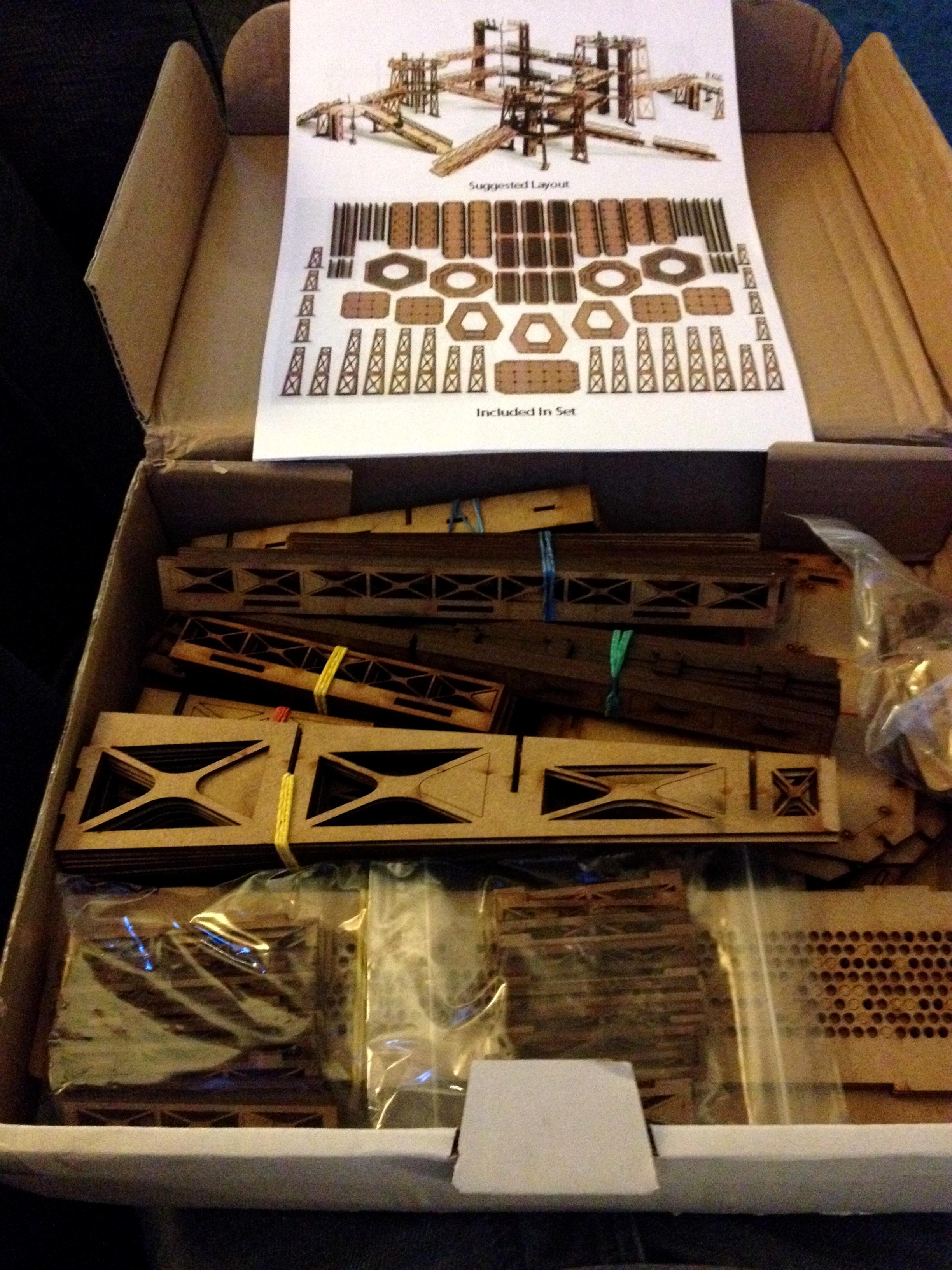 Lasercut, Necromunda, Terrain