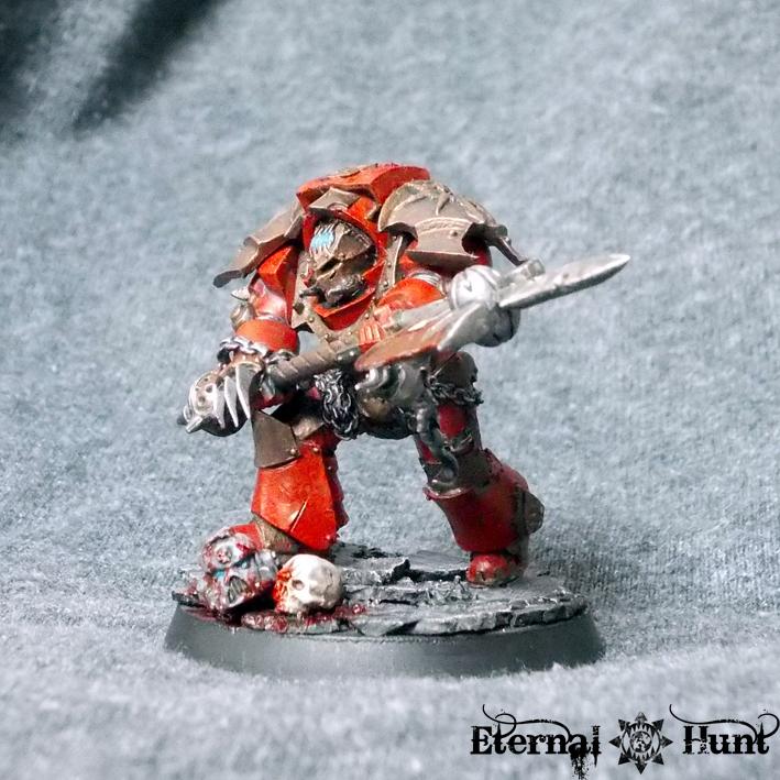 Cataphractii, Chaos, Chaos Space Marines, Conversion, Khorne, Khorne's Eternal Hunt, Kitbash, Red Butcher, Terminator Armor, Warhammer 40,000, World Eaters