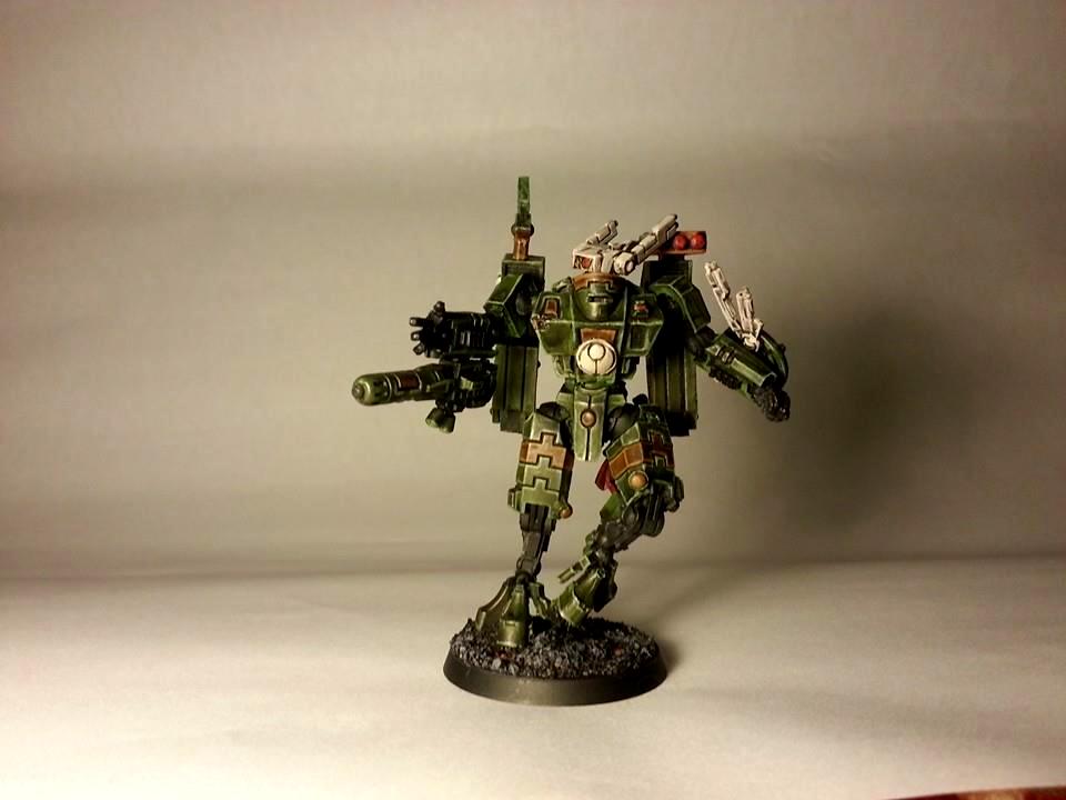 Green, Lava, Tau, Commander Iron-bark