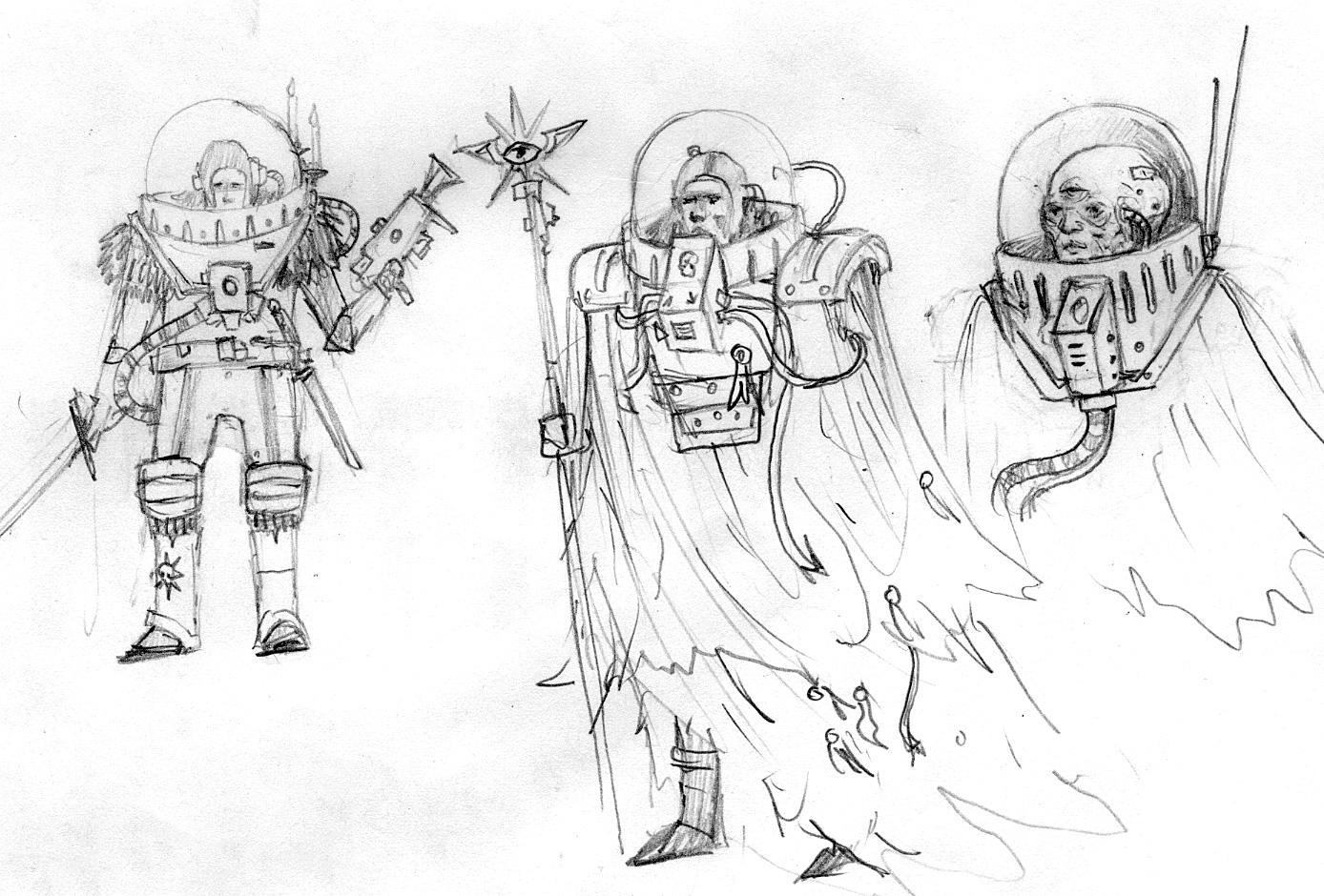 Astronaut, Concept, Drawing