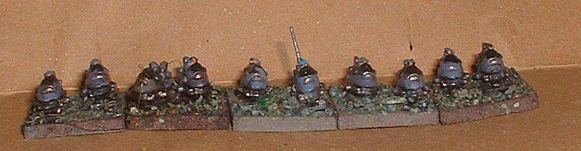 6mm, Epic, Imperium, B Squadron 14th Company 95th Hrin Mechanized