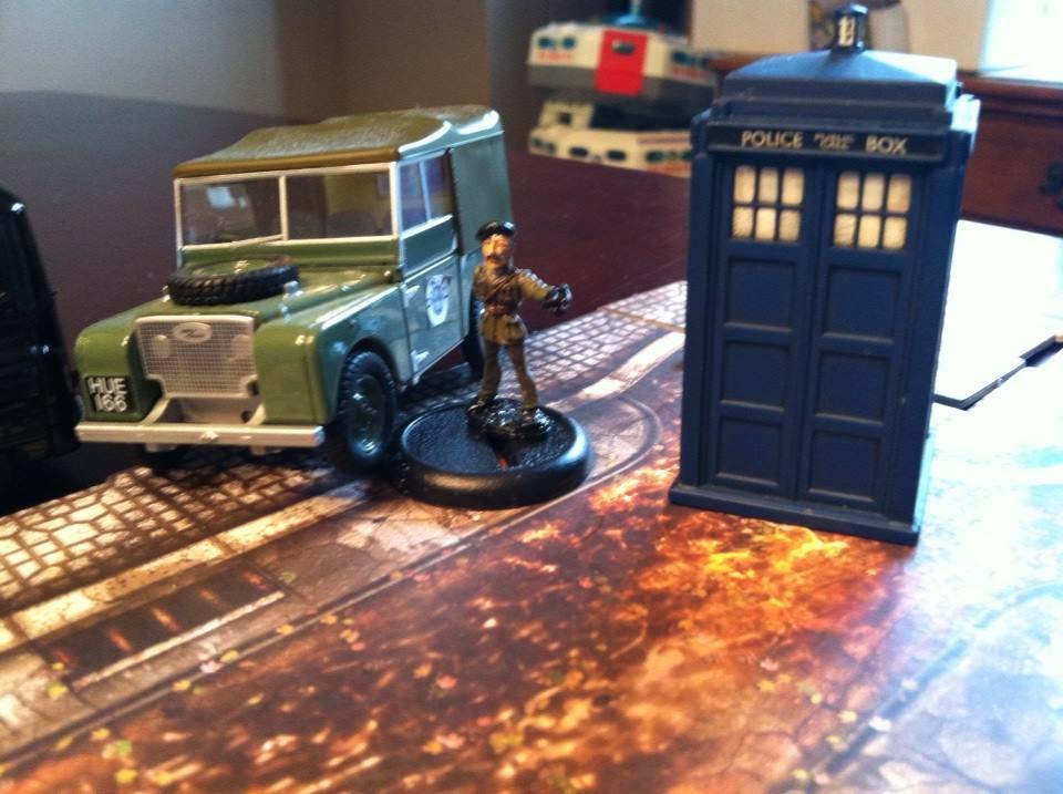 Dr Who, Tardis, Brigadier Leftwich