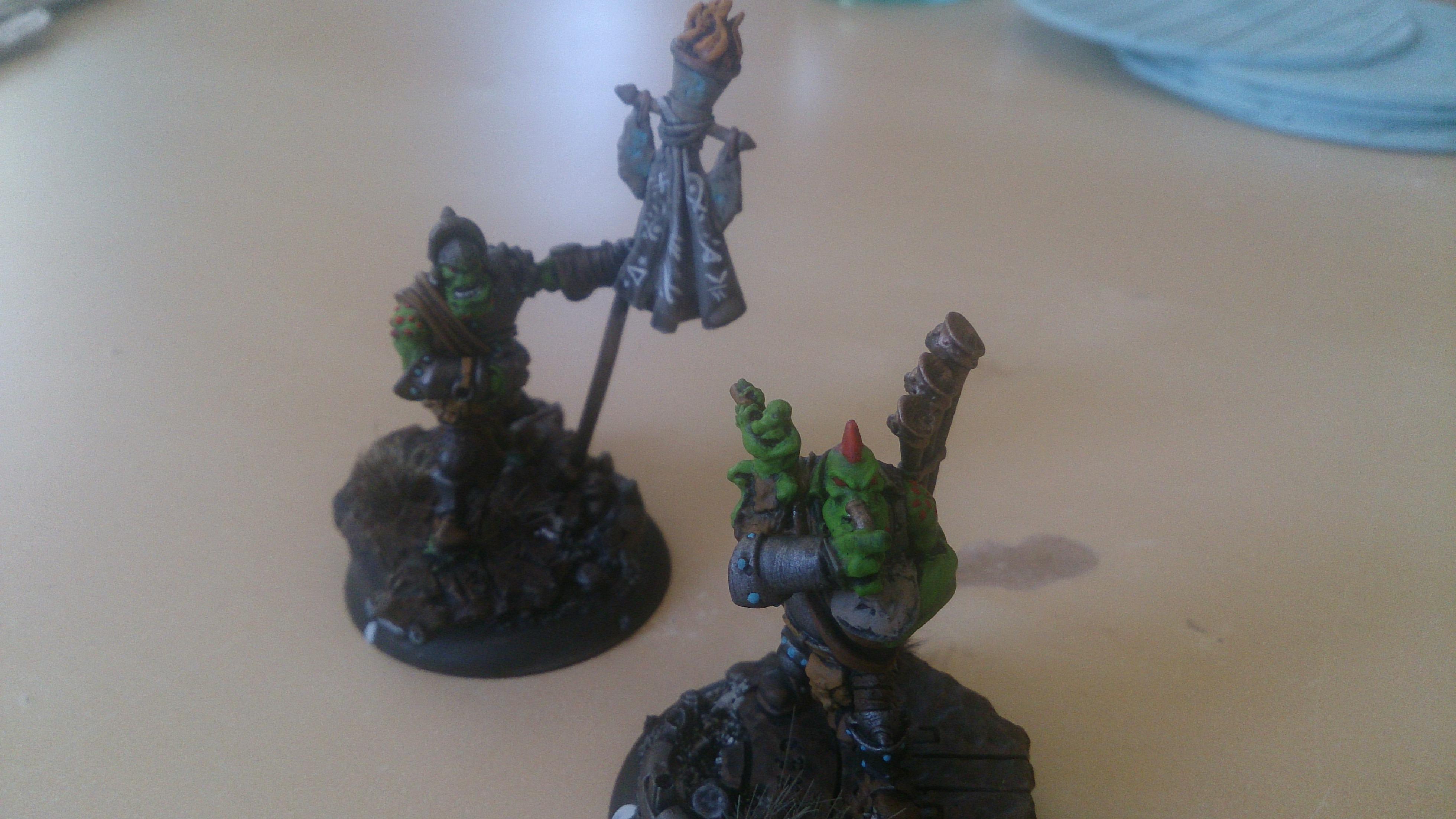 Hordes, Kriel Warrior Piper, Kriel Warrior Standard Bearer, Trollbloods, Unit Attachment