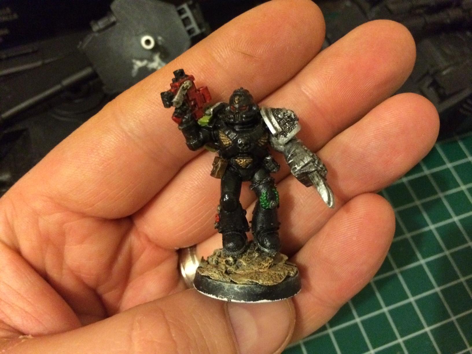 Deathwatch Assault marine WIP (front)