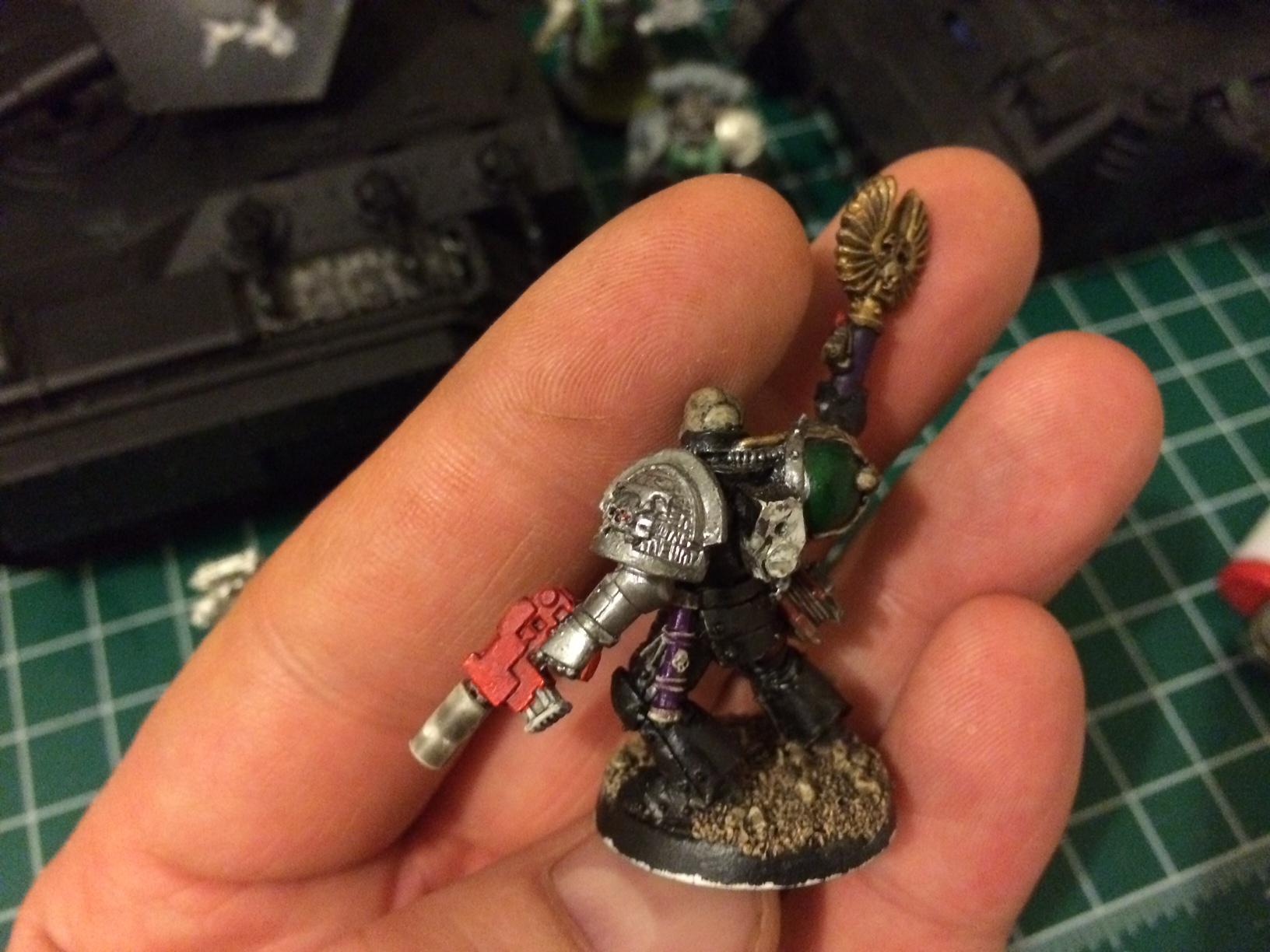 Deathwatch Chaplain WIP (rear)