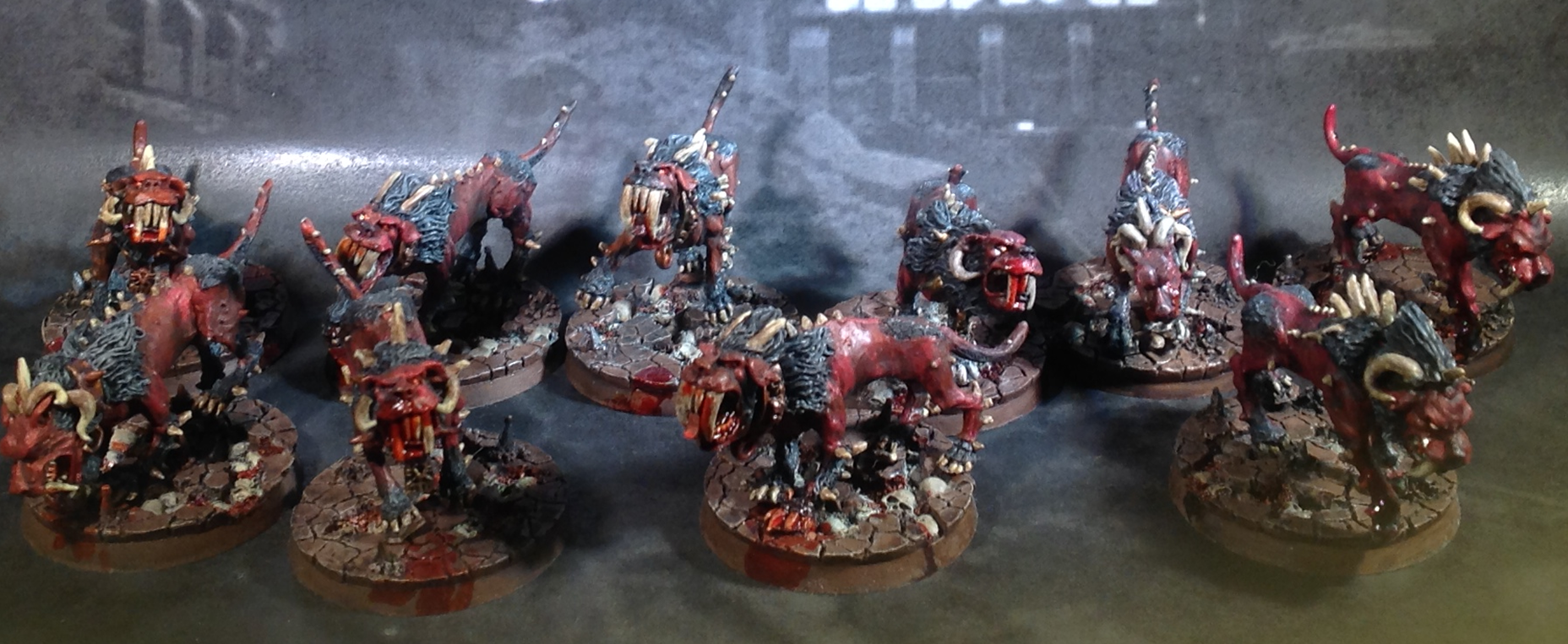 Daemons, Khorne, Fleshhounds of Khorne