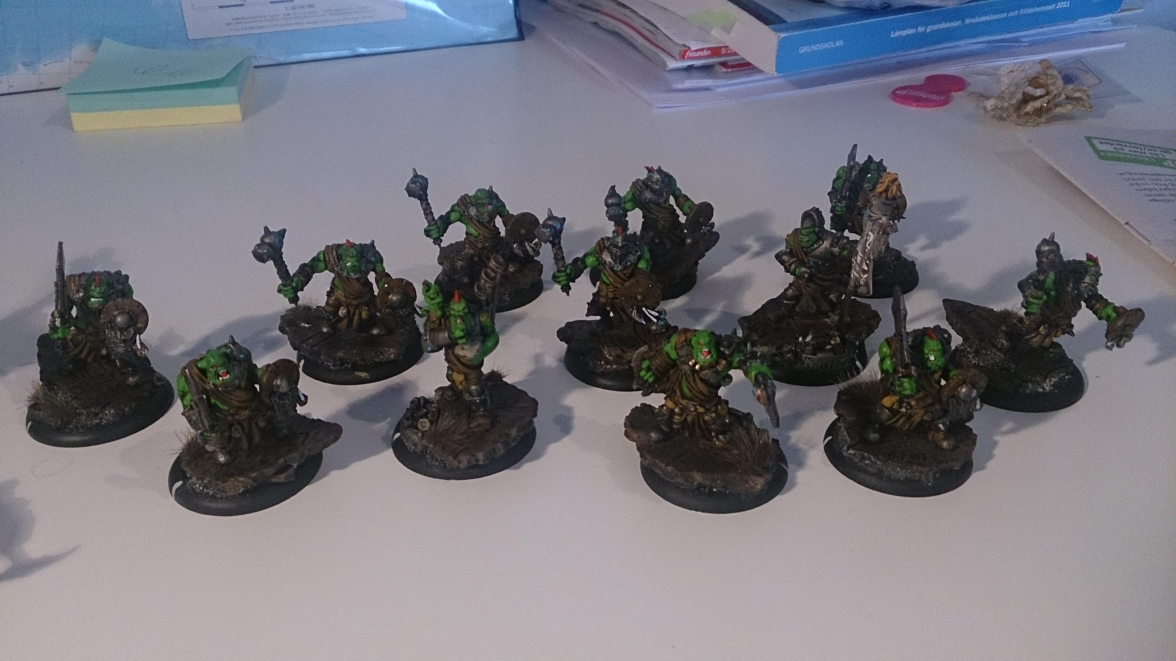 Hordes, Kriel Warriors, Piper, Standard, Trollbloods