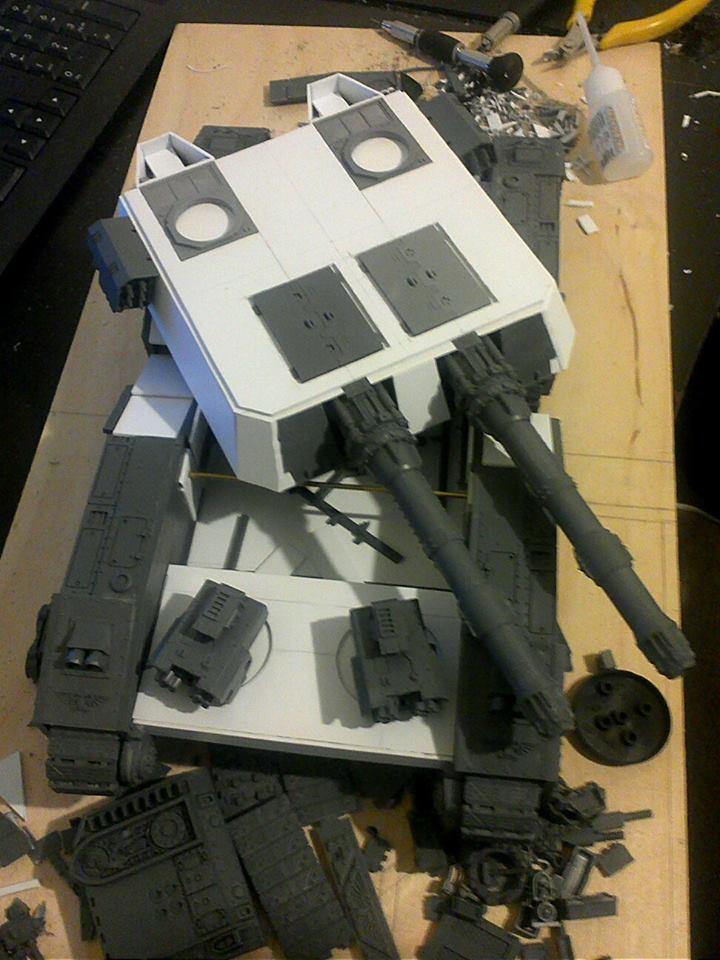 Command And Conquer, Conversion, Mammoth, Red Alert, Super-heavy, Tank, Warhammer 40,000, Work In Progress