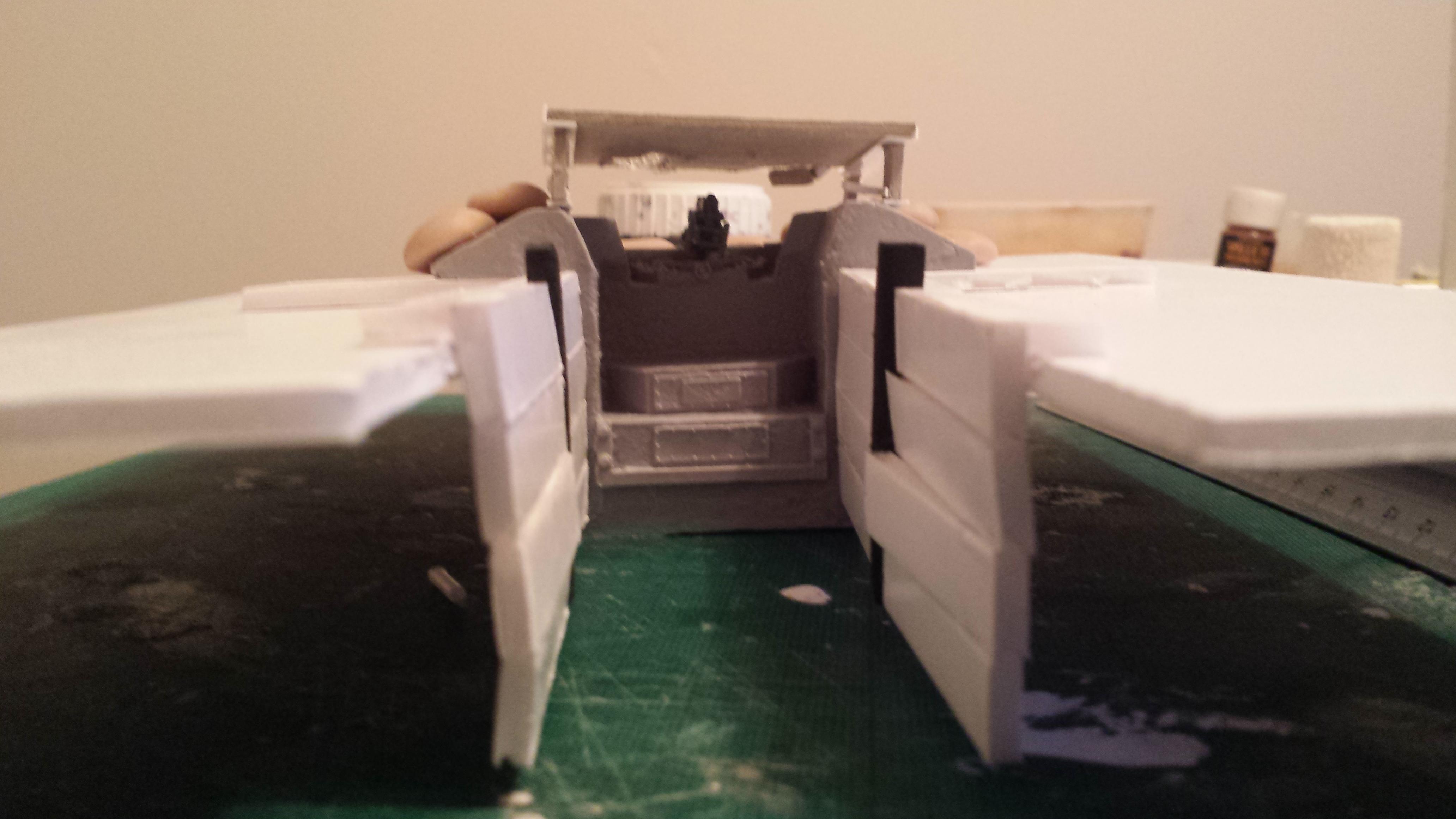 Damage, Fortified, Heavy Bolter, Imperial Guard, Mud, Terrain, Trench, Vraks