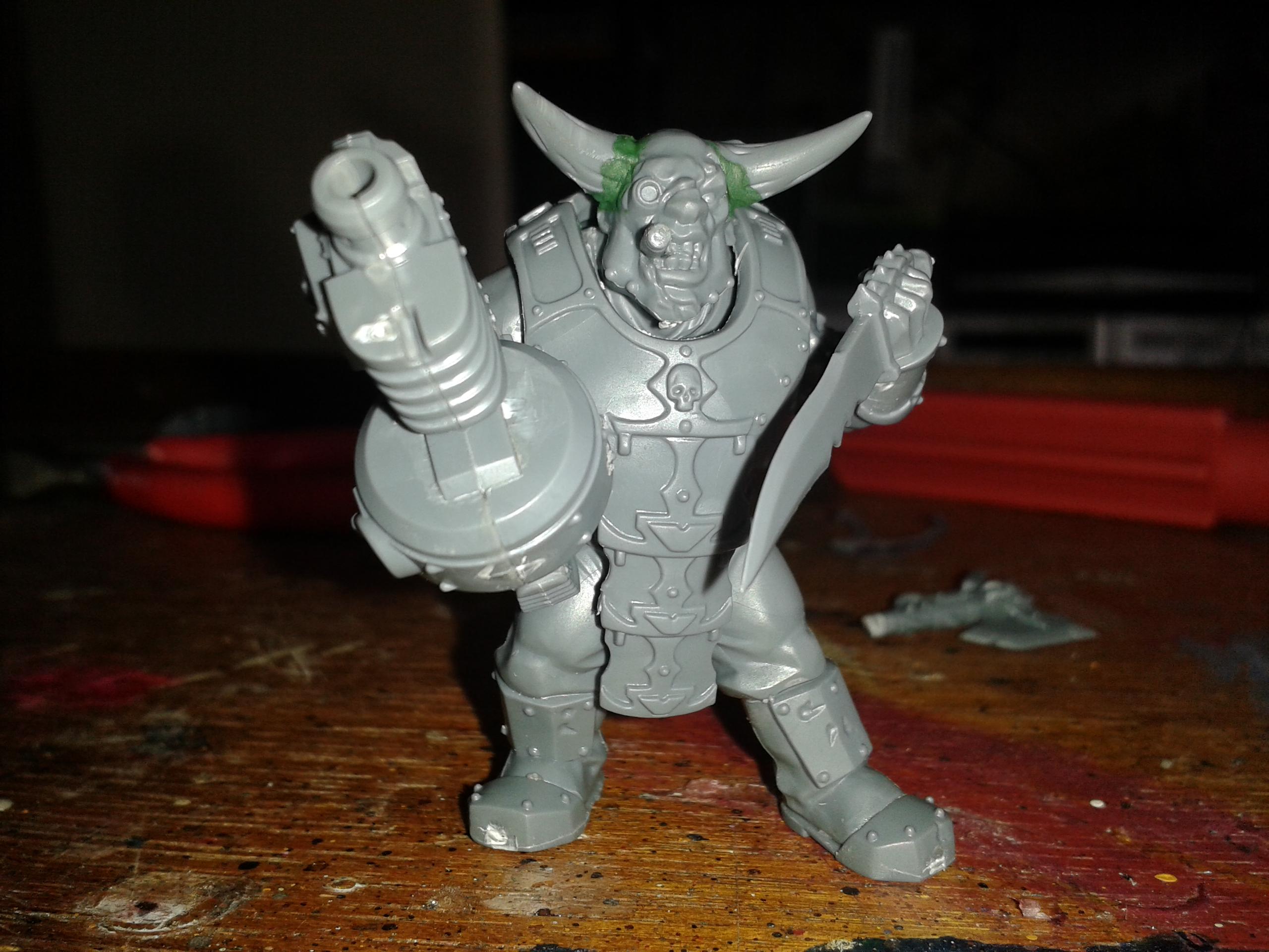 some minor conversion work, and Nork Deddog is ready for primer