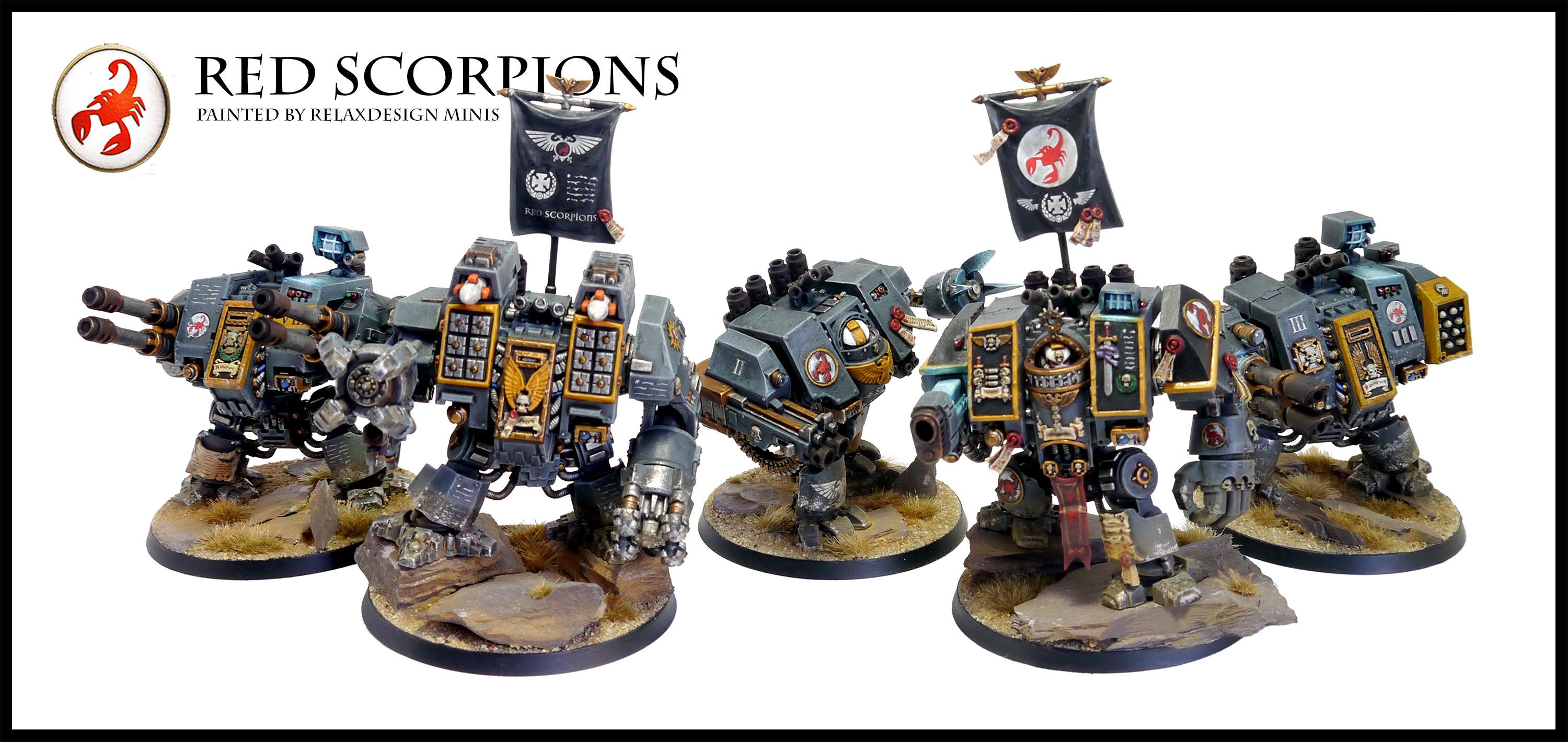 Conclave, Dreadnought, Forge World, Games Workshop, Red Scorpions, Space Marines, Warhammer 40,000, Warhammer Fantasy