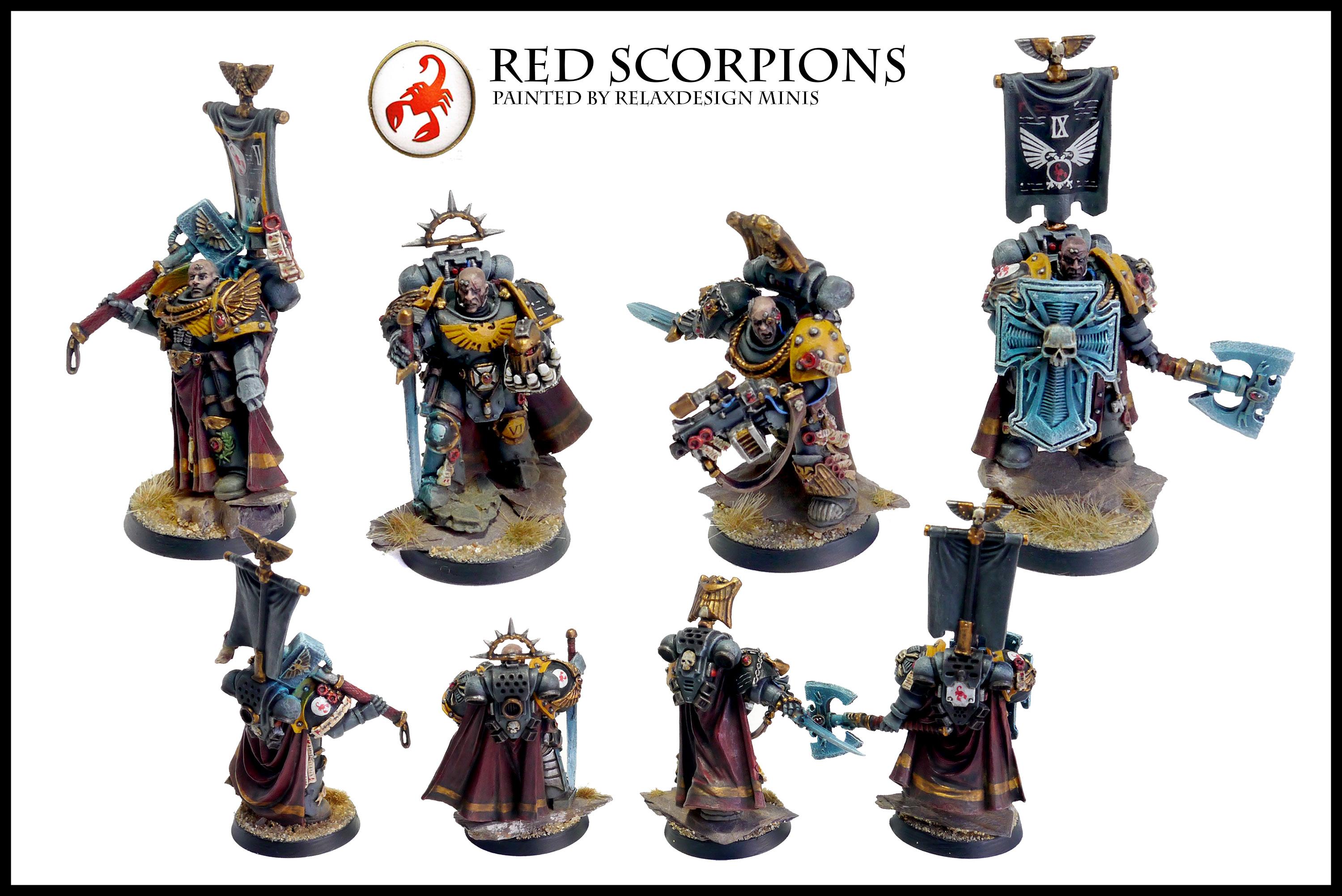 Captain, Commander, Forge World, Games Workshop, Red Scorpions, Space Marines, Warhammer 40,000, Warhammer Fantasy