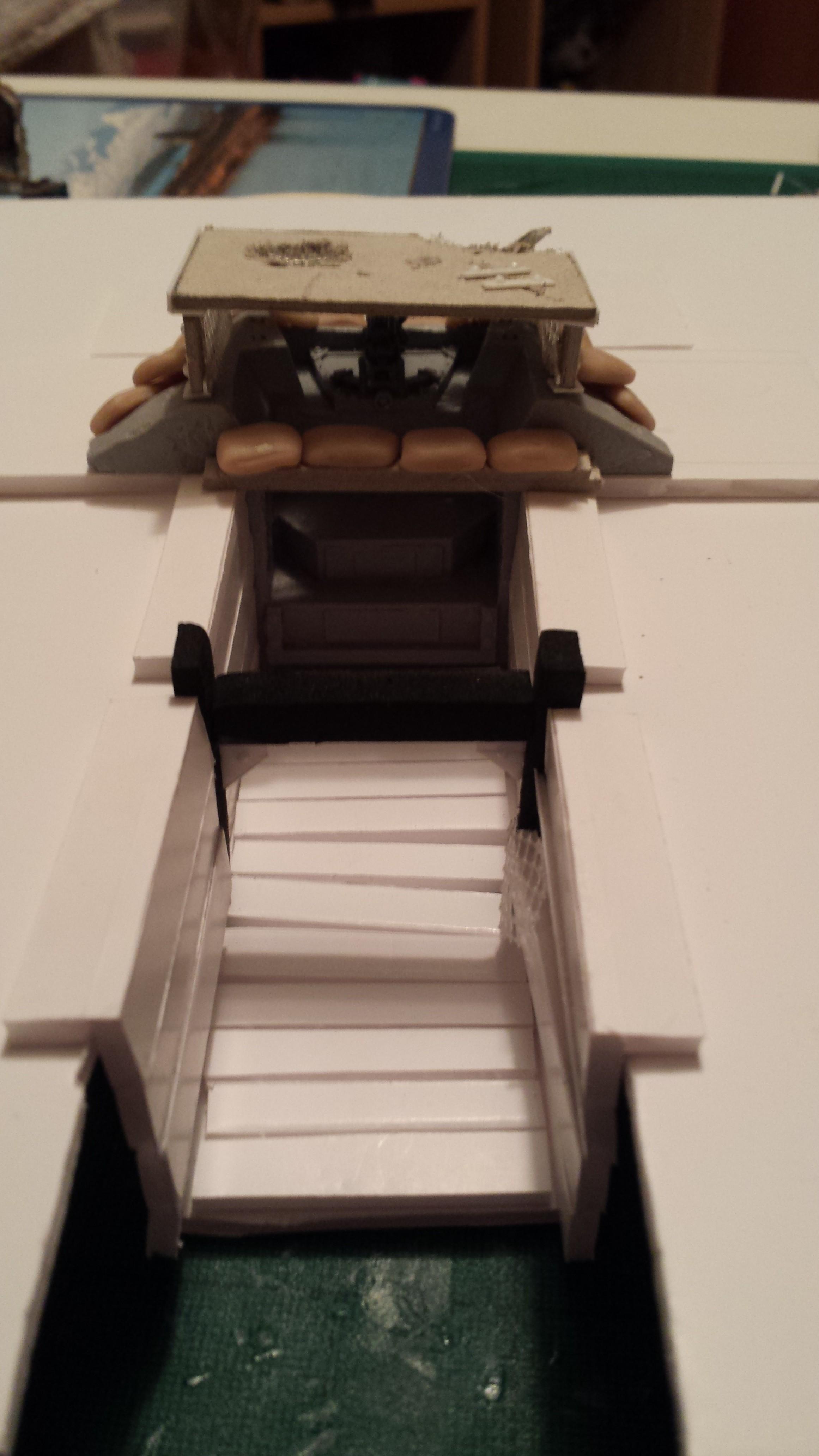 Damage, Fortified, Heavy Bolter, Imperial Guard, Mud, Terrain, Trench, Vraks