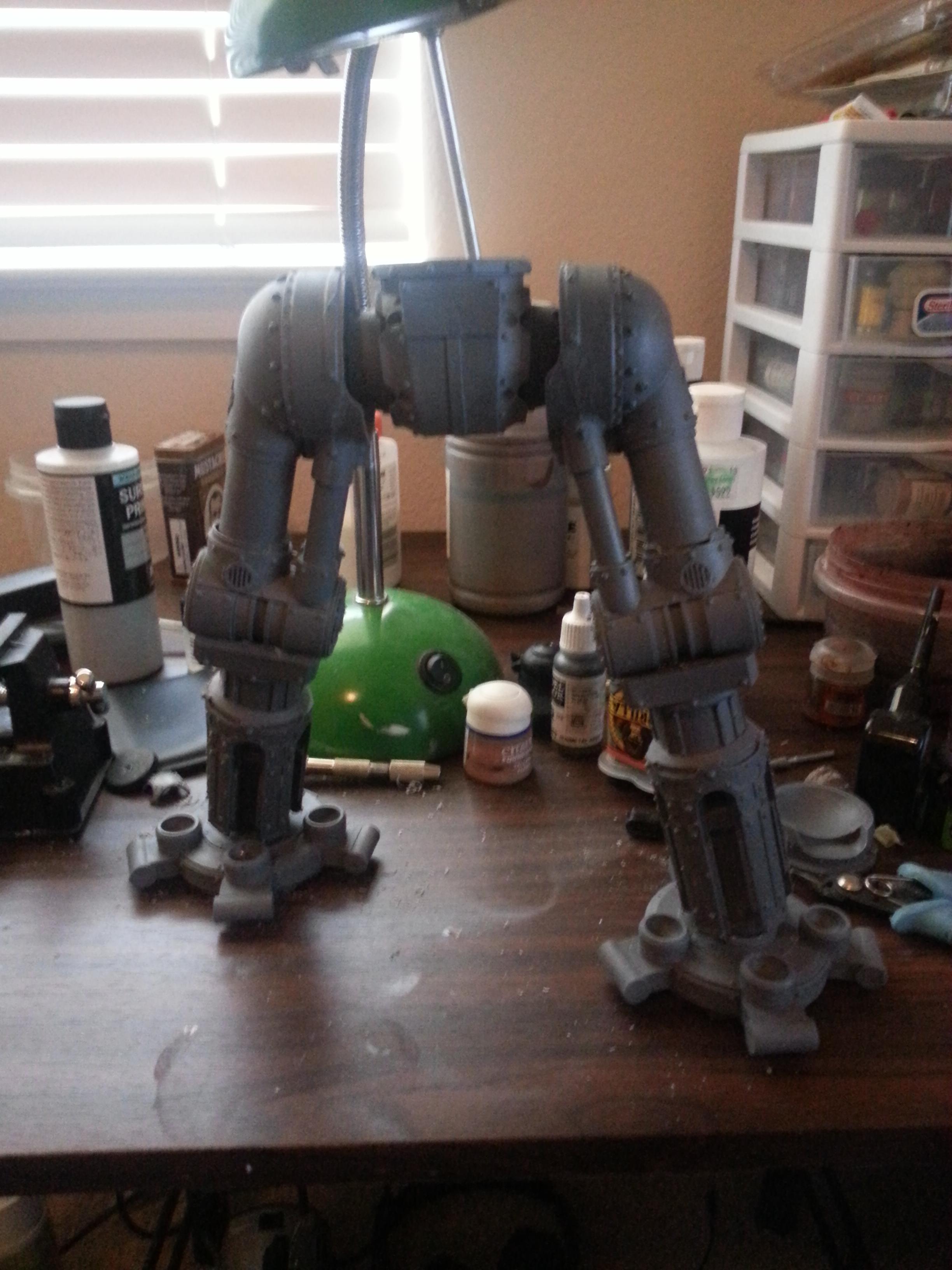 Finished leg and hip assembly