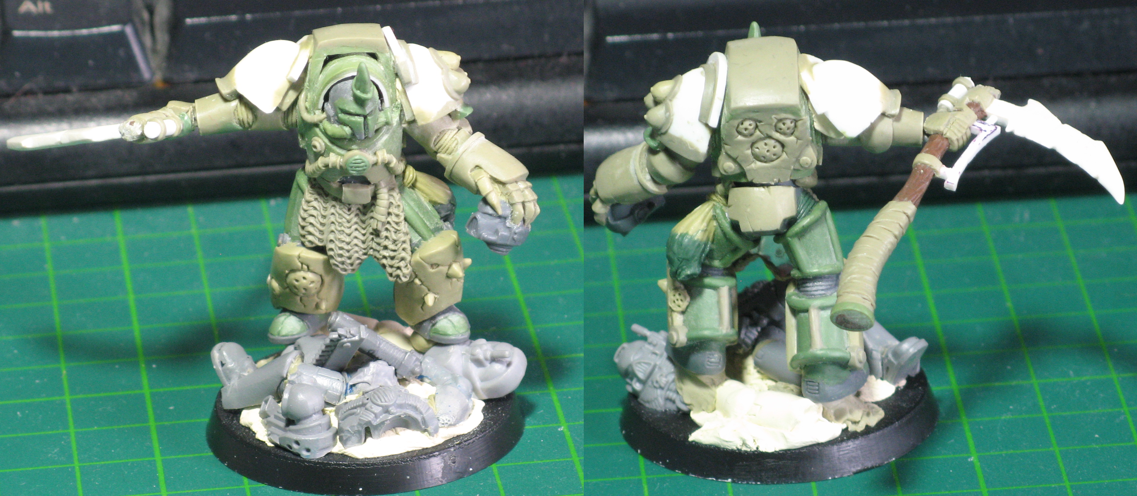 Chaos Space Marines, Sculpting, Typhus, Warhammer 40,000