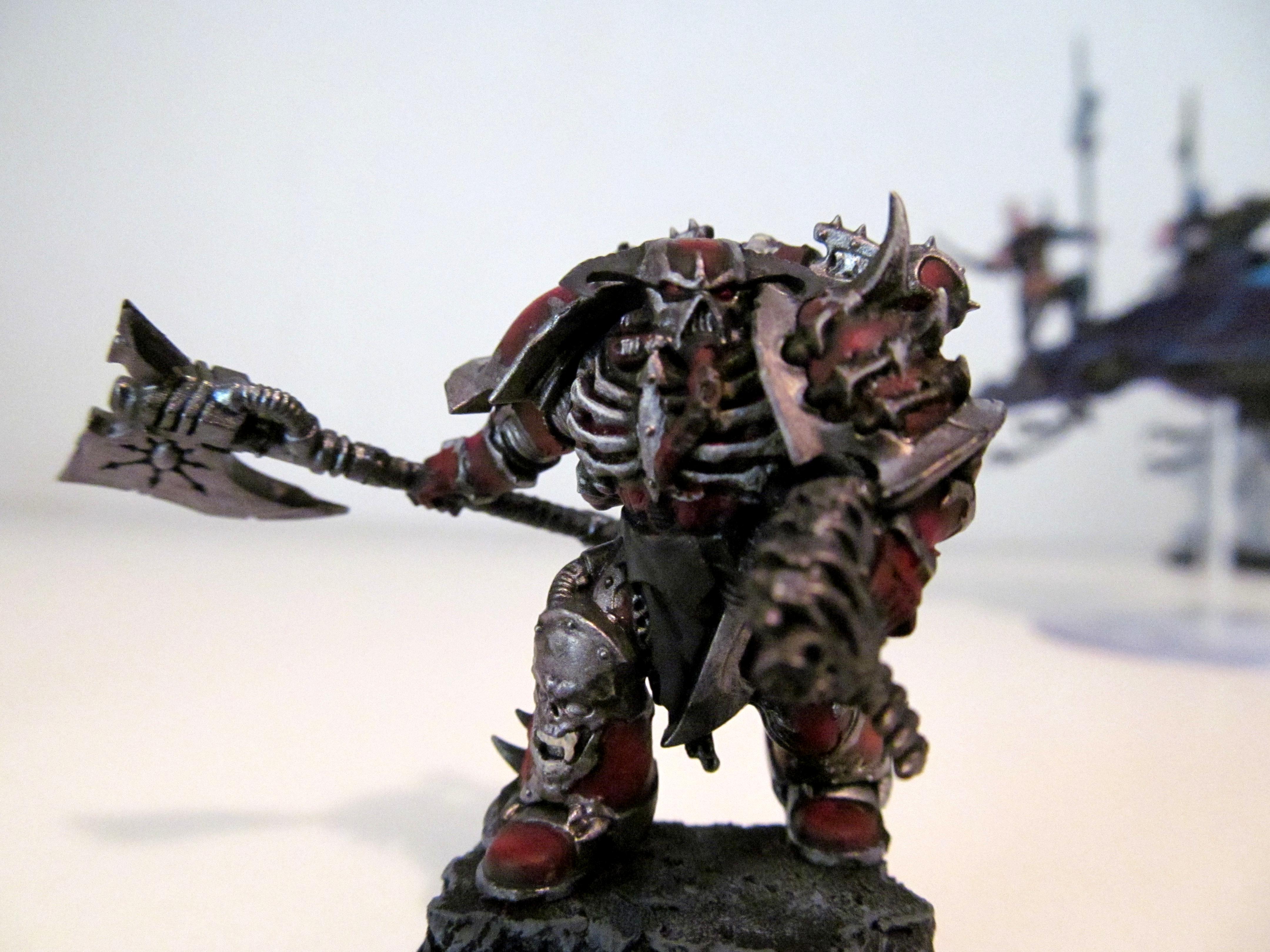 Axe, Chaos, Khorne, Space Marines
