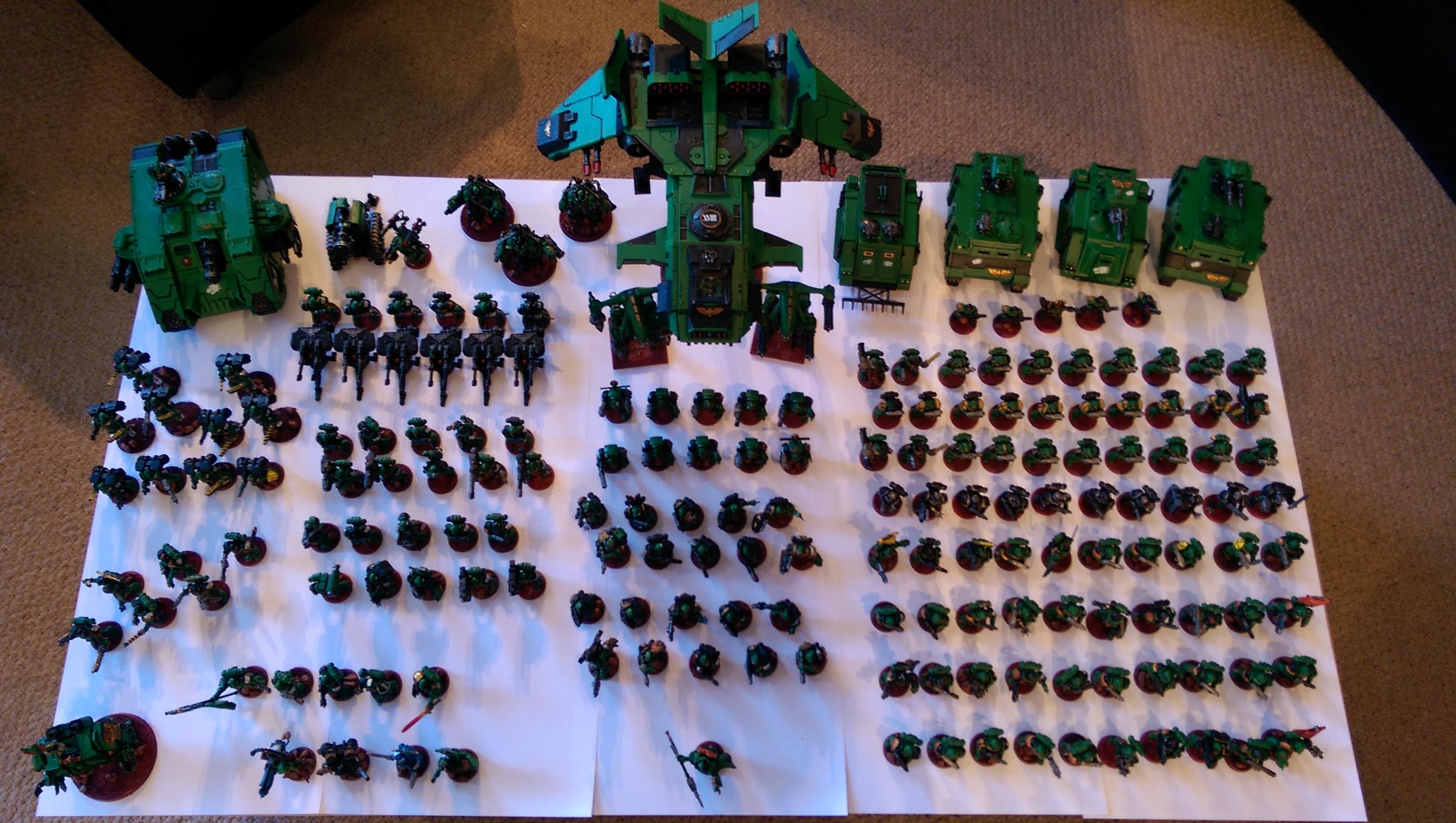 An overhead shot