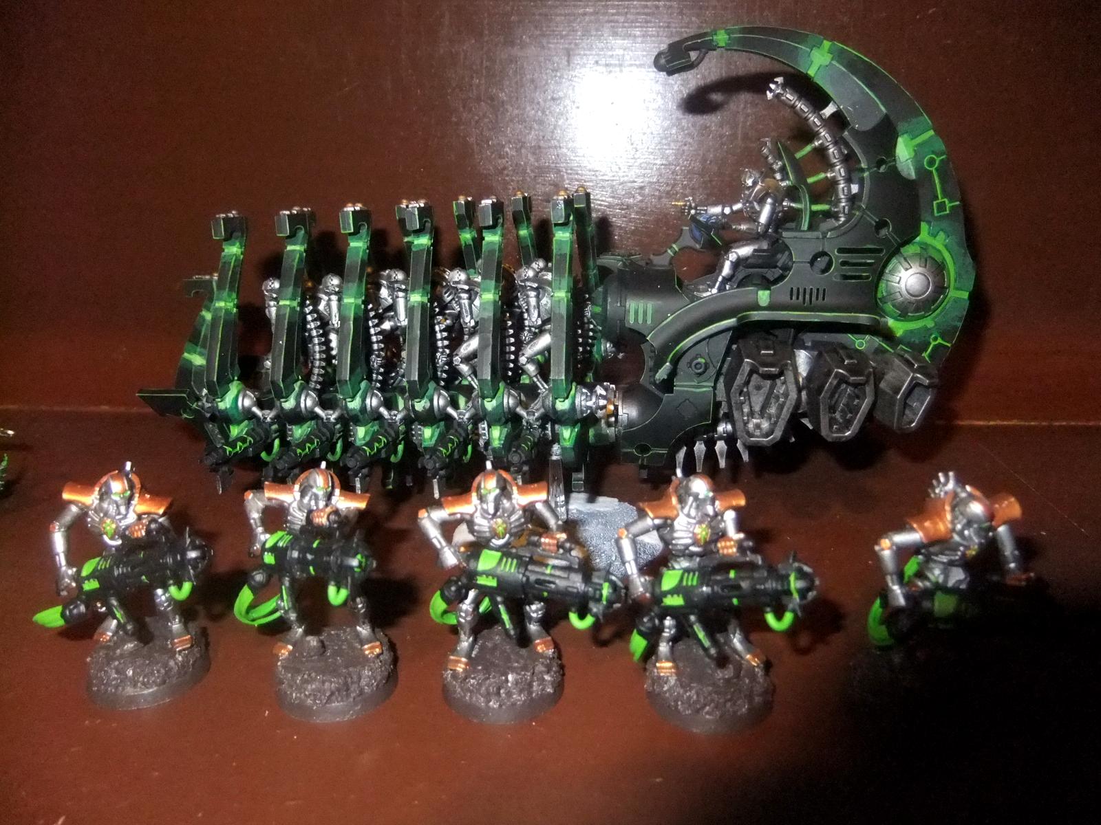 Blood Anels, Chaos Space Marines, Dark Eldar, Necrons