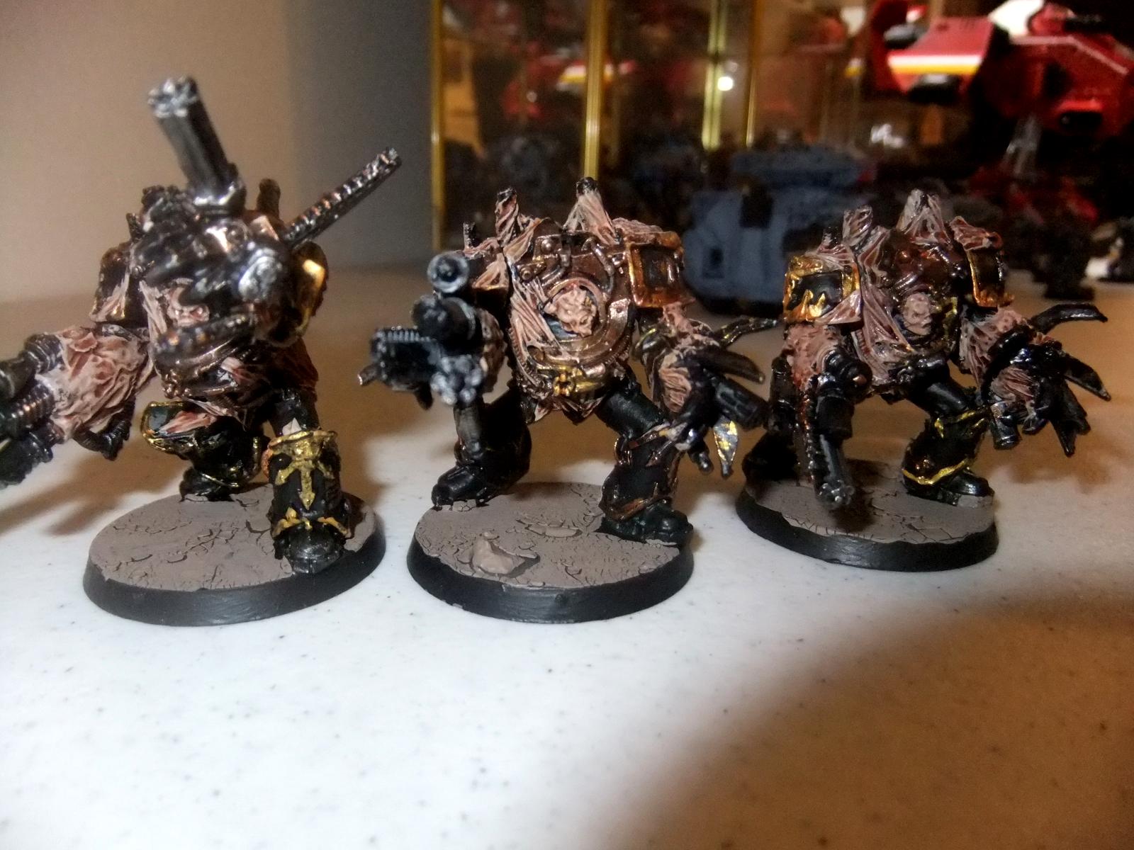 Blood Anels, Chaos Space Marines, Dark Eldar, Necrons