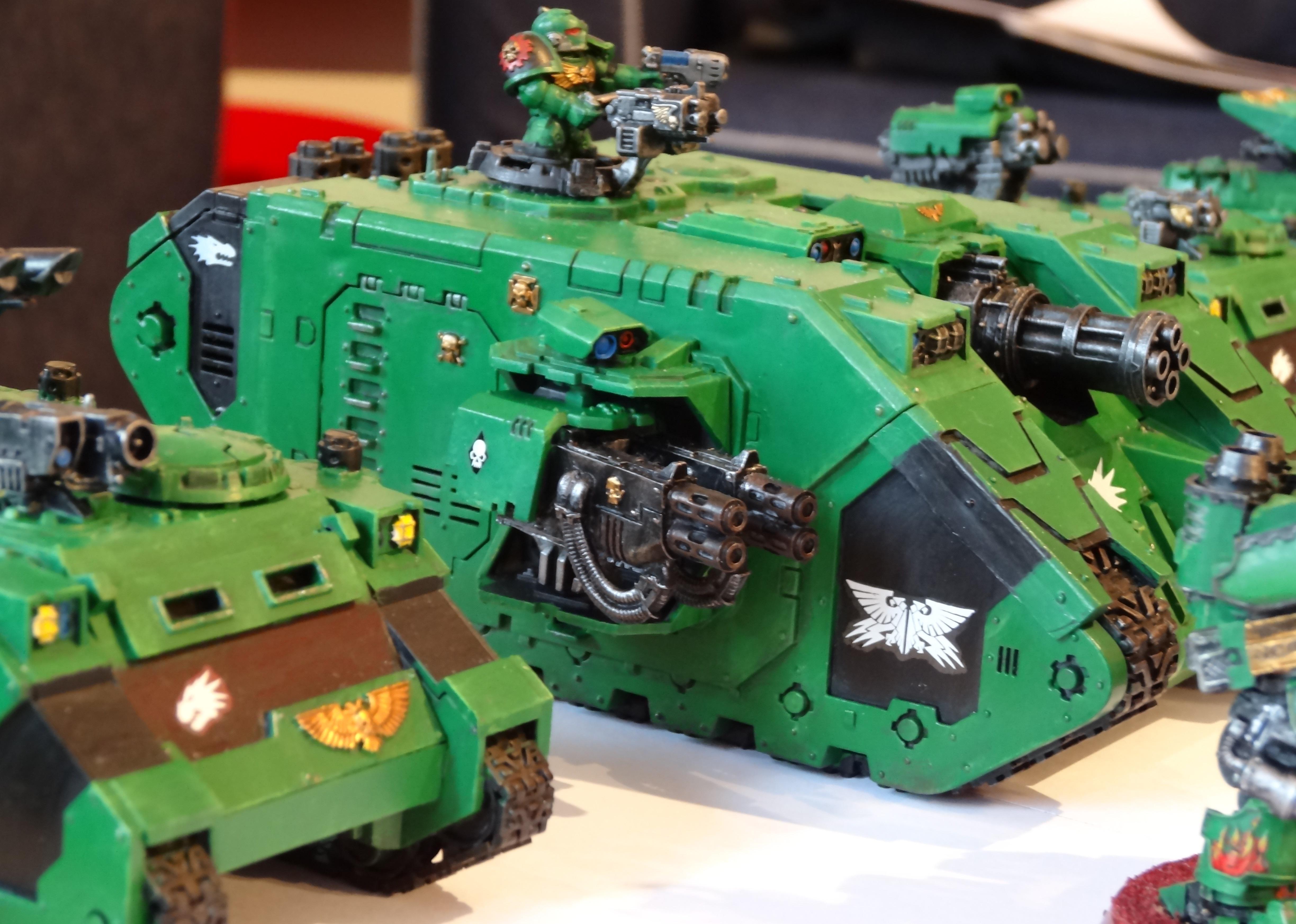 The very look of the Land Raider Achilles suggests power and danger