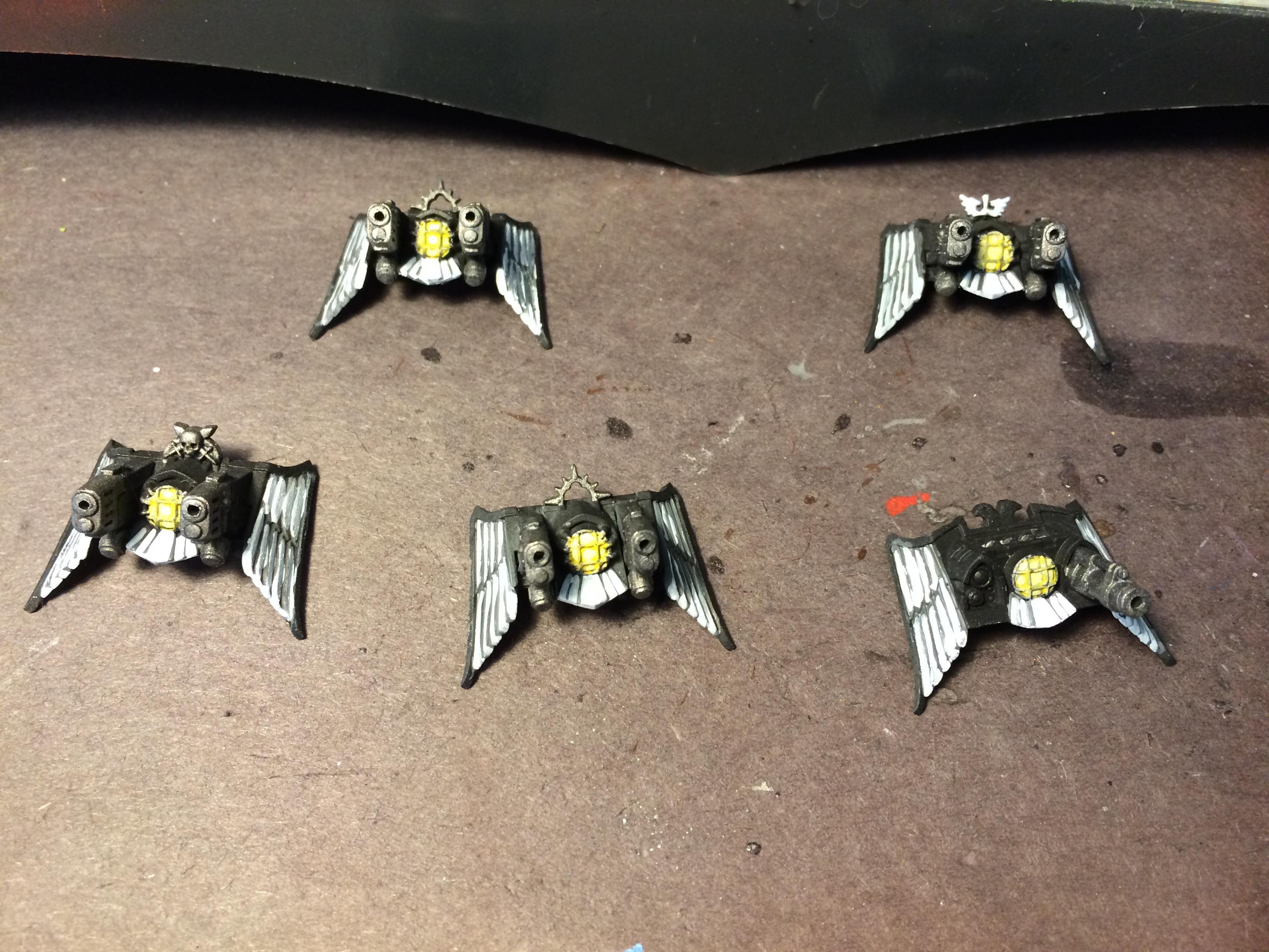 Bike, Black, Black Knights, Command, Commission, Dark Angels, Glow, Plasma, Ravenwing, Reactor Core, Winged, Work In Progress