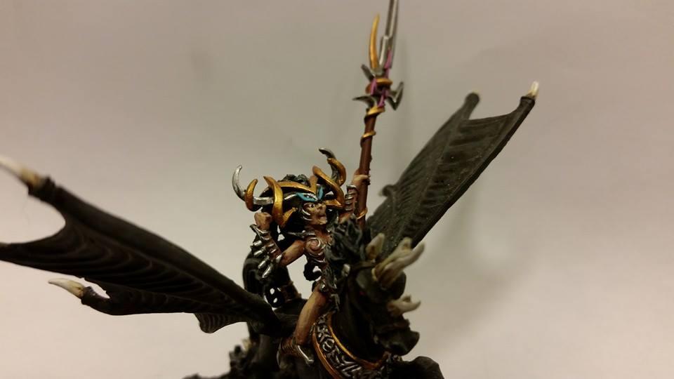 Morathi and her pegasus
