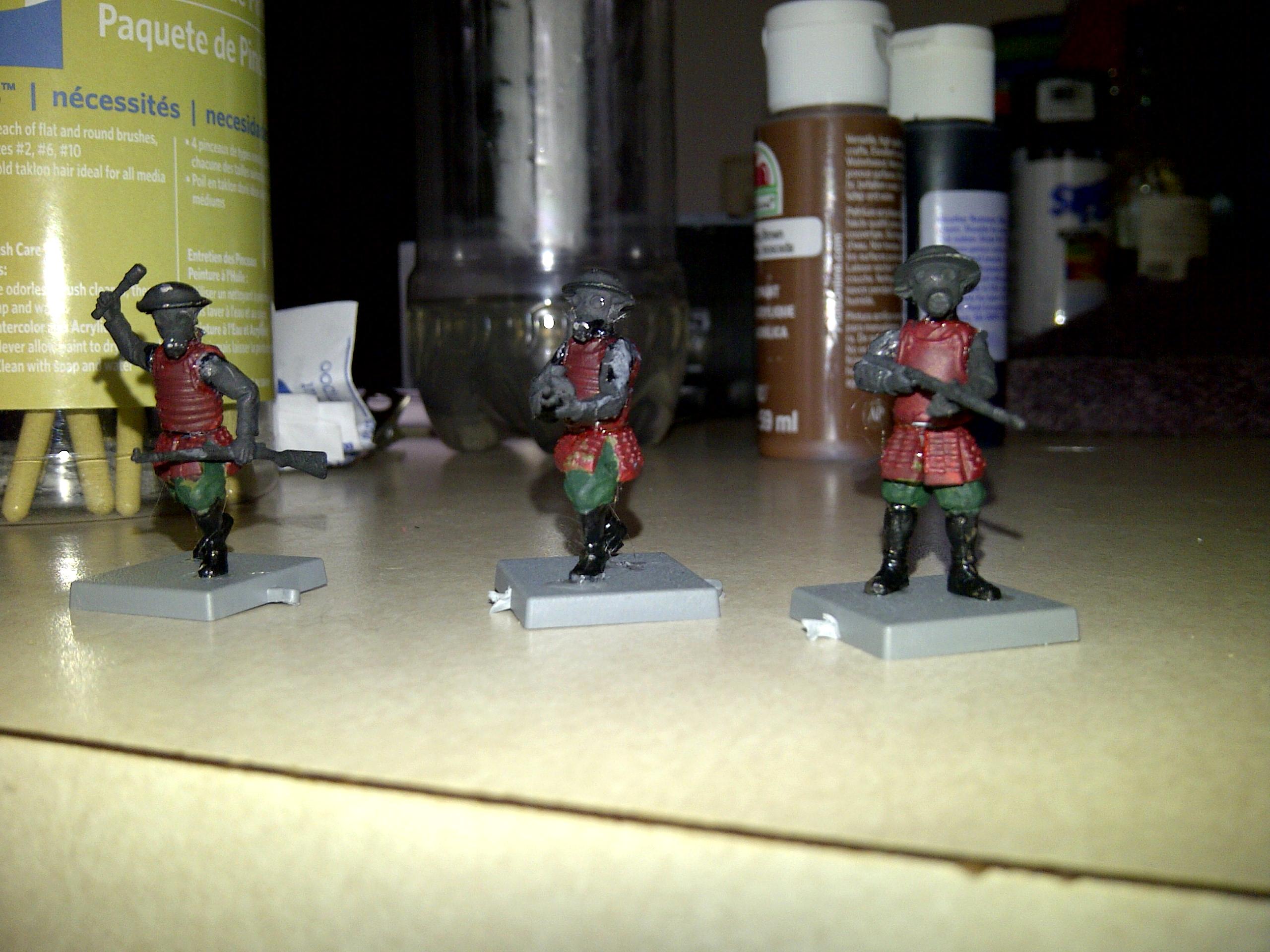 Guard, Samurai, Trench Fighters