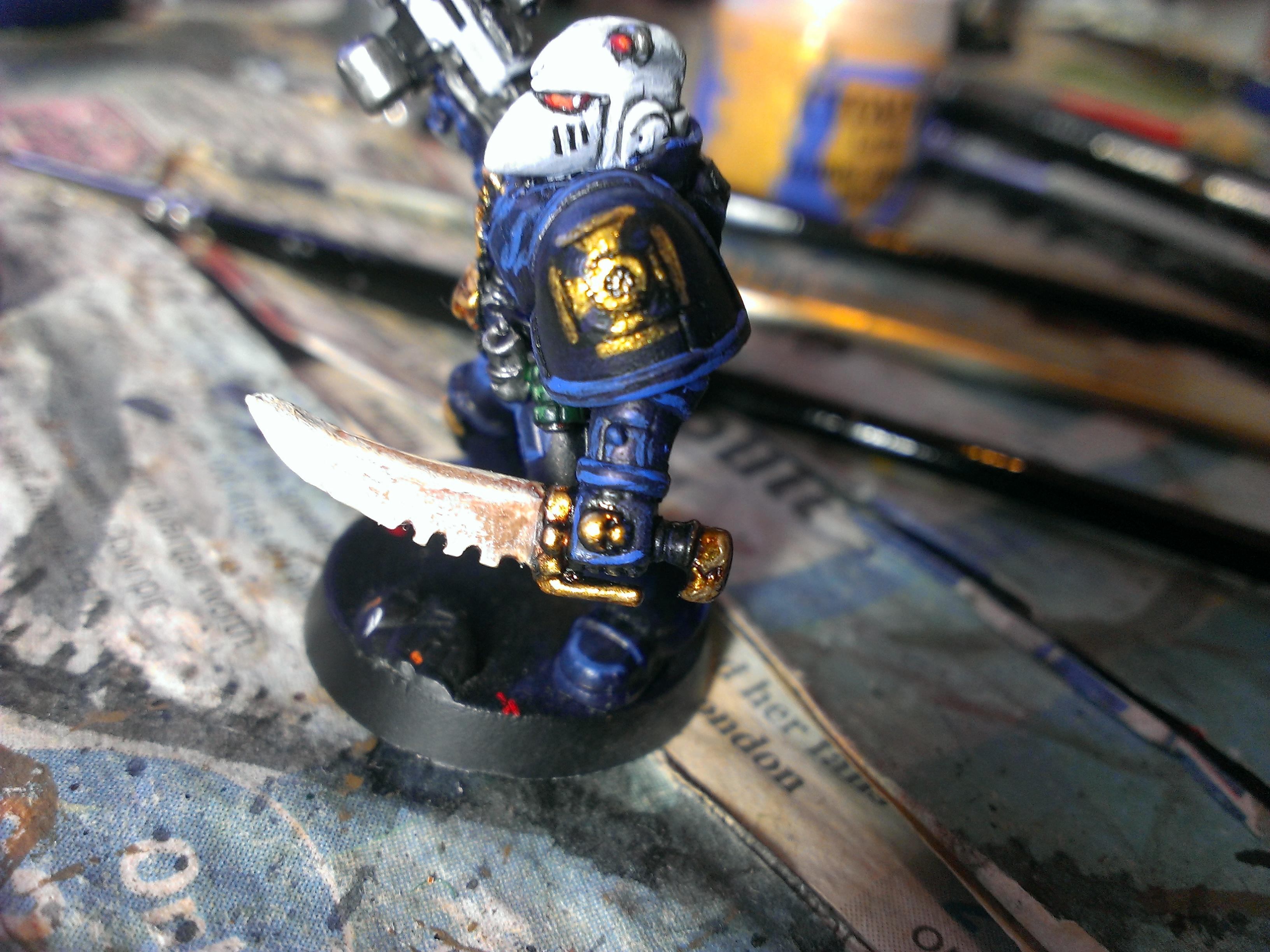 Conversion, Space Marines, Sternguard, Tyrannic War Veterans, Ultramarines, Work In Progress