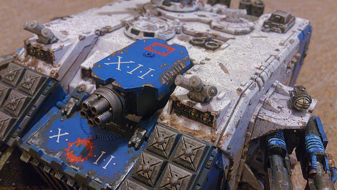 30k, Land Raider, Tank, White, Word Eaters