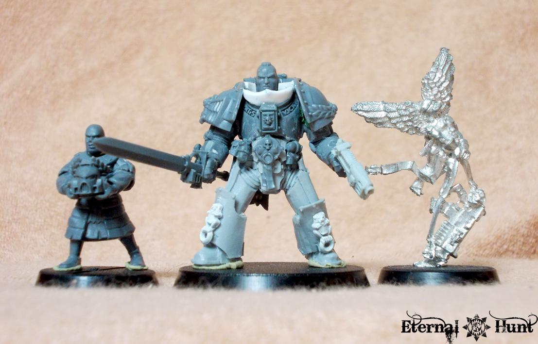 Adeptus Astartes, Conversion, Inq28, Inquisimunda, Inquisitor, Inquisitor 28, Kutbash, Sergeant, Space Marines, True Scale, True-scale, Warhammer 40,000, Work In Progress