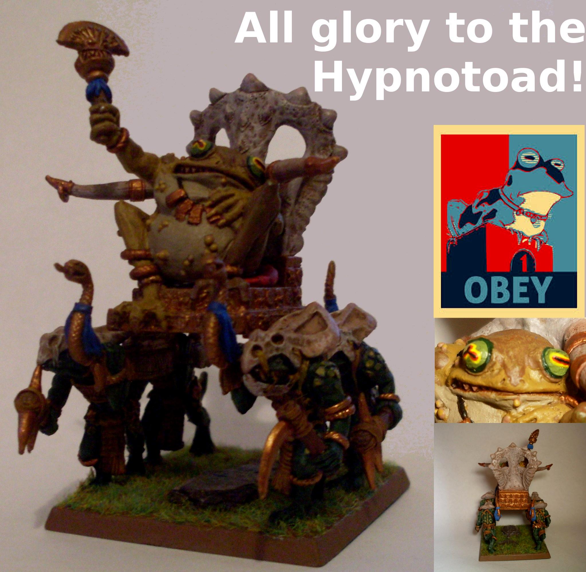 Hypnotoad, Lizardmen, Lord, Magepriest, Slaan, Toad, Warhammer Fantasy