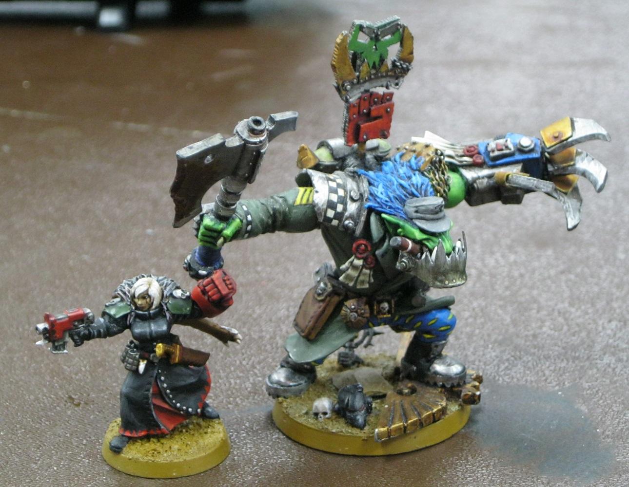 Badass Ork, Blood Axe, Inquisitor, Warboss