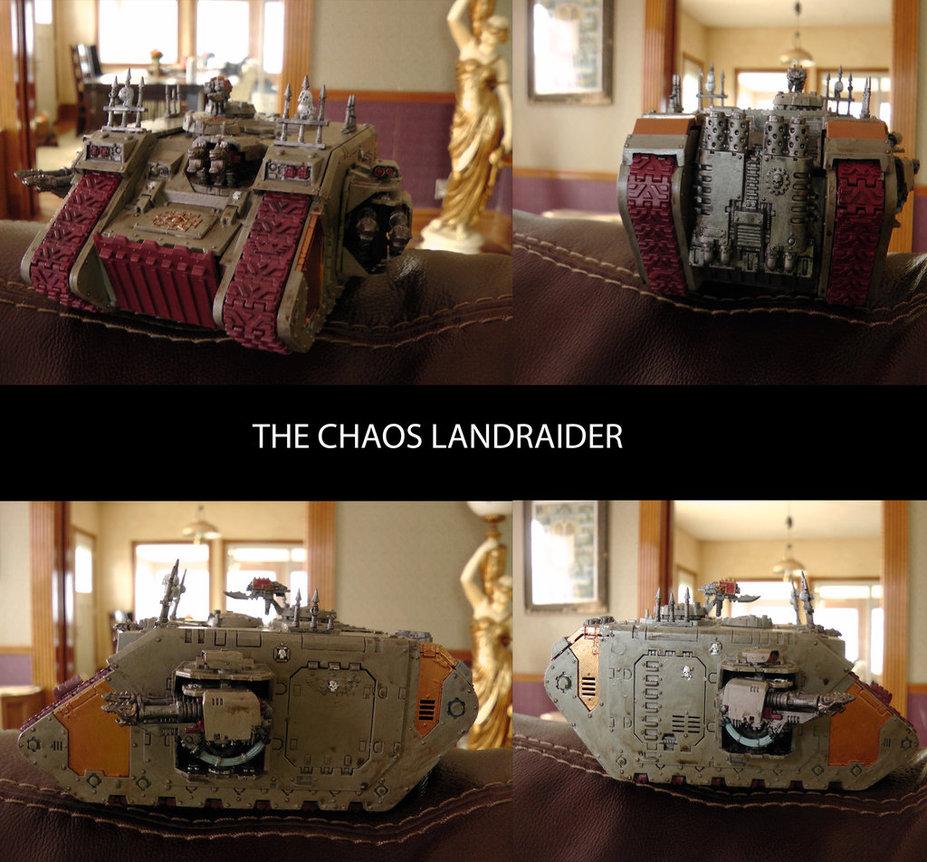Chaos, Land Raider, Chaos Land Raider Painted