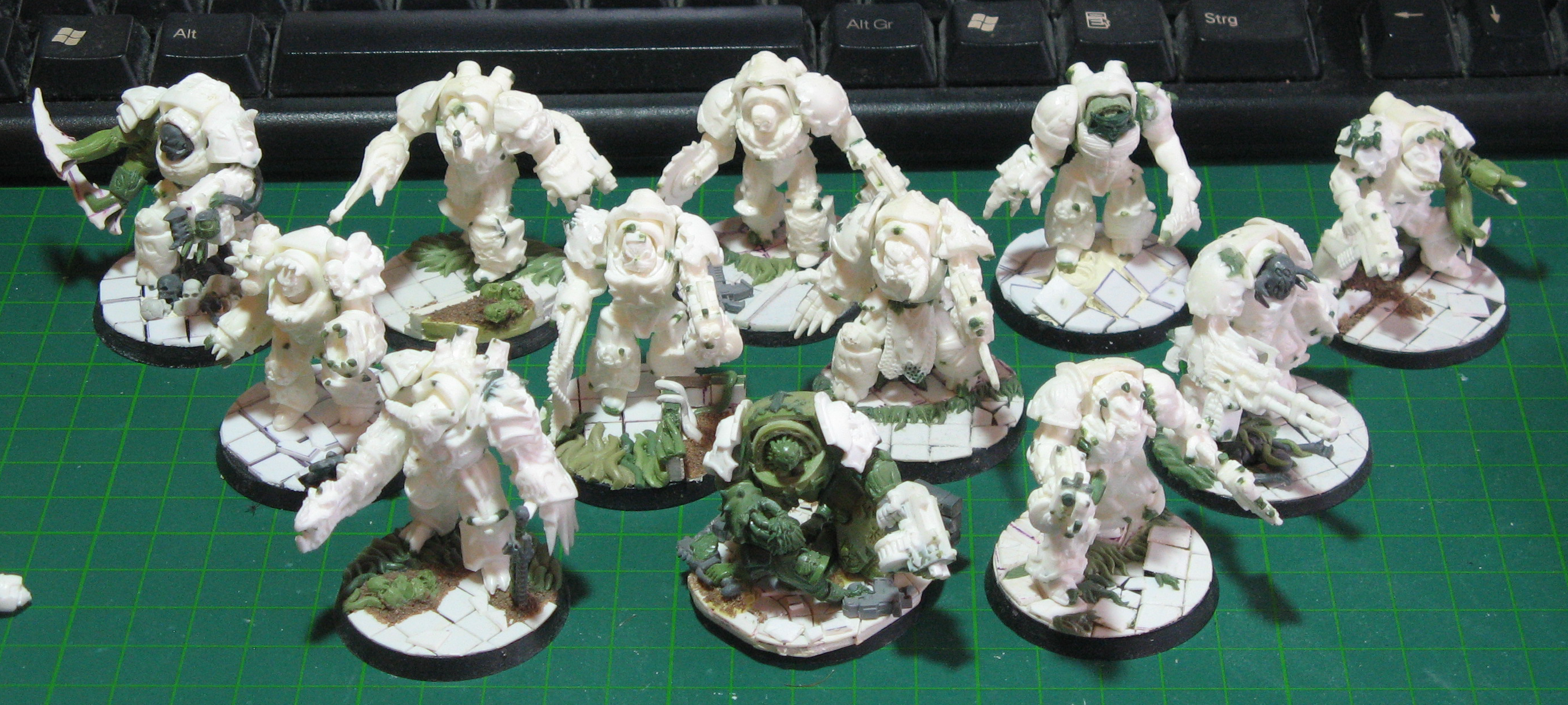 Casts, Chaos Space Marines, Sculpting, Terminator Armor, Warhammer 40,000