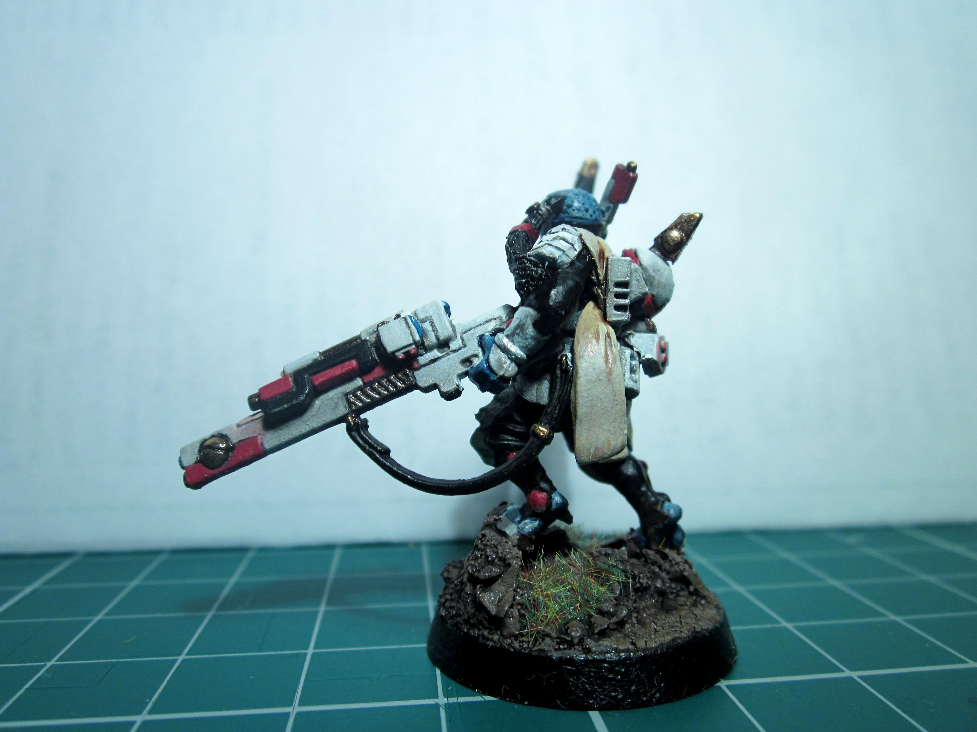 Cadre, Commander, Fire, Fire Warriors, Fireblade, Tau, Warriors, White
